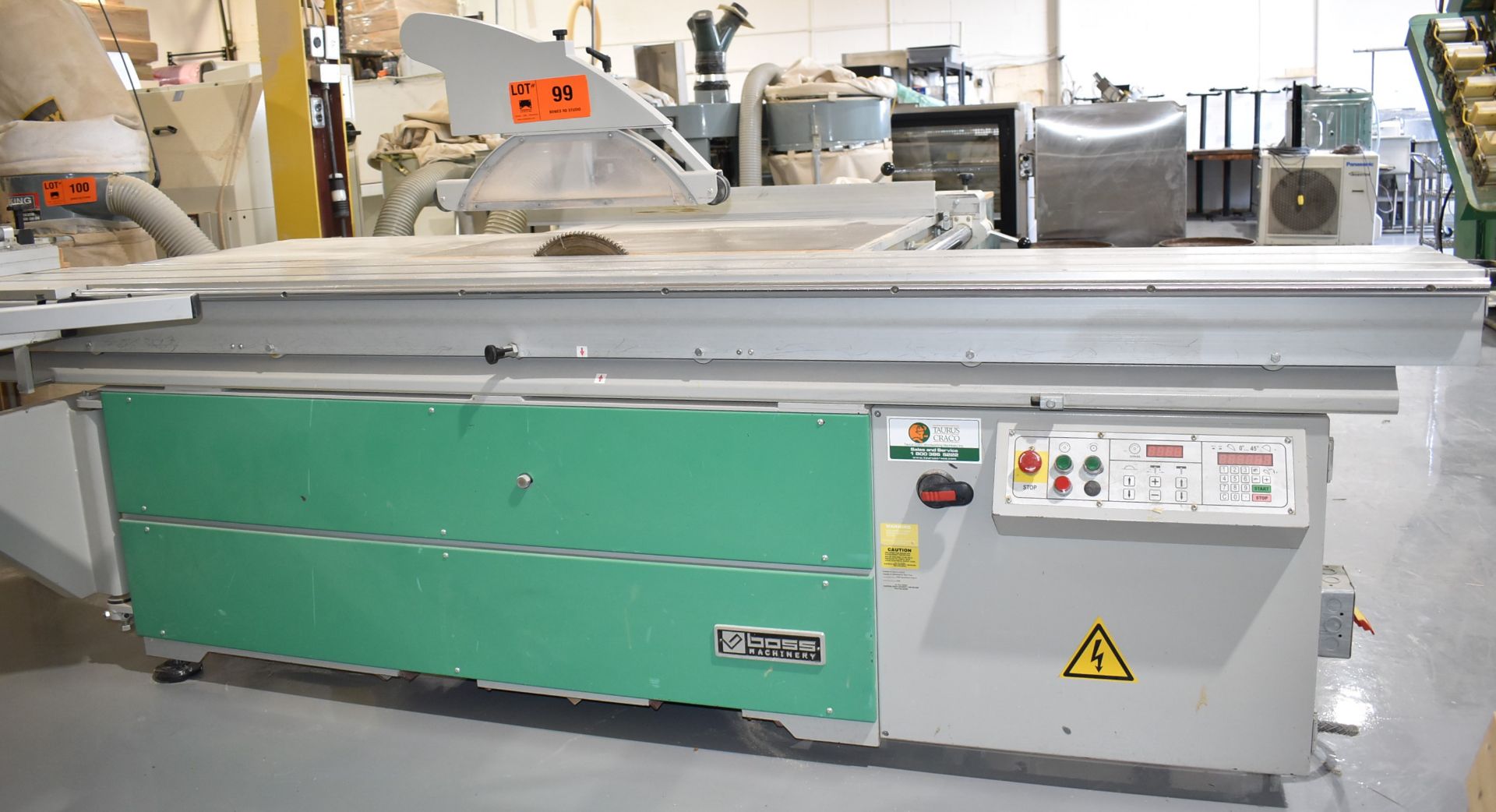 BOSS MACHINERY PT3200TA 12" TABLESAW WITH DIGITAL CONTROLS, 7.5 HP MOTOR, 600V/3PH/60HZ, S/N