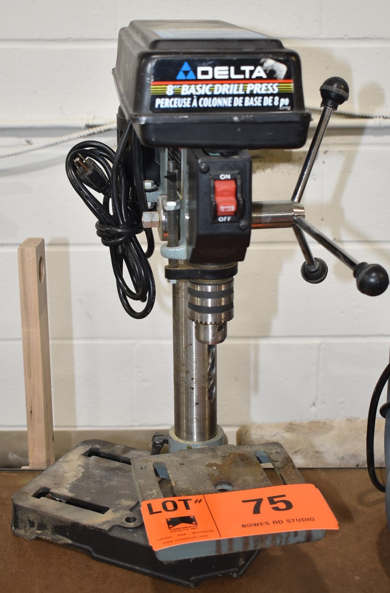 DELTA 8" BASIC DRILL PRESS, S/N N/A