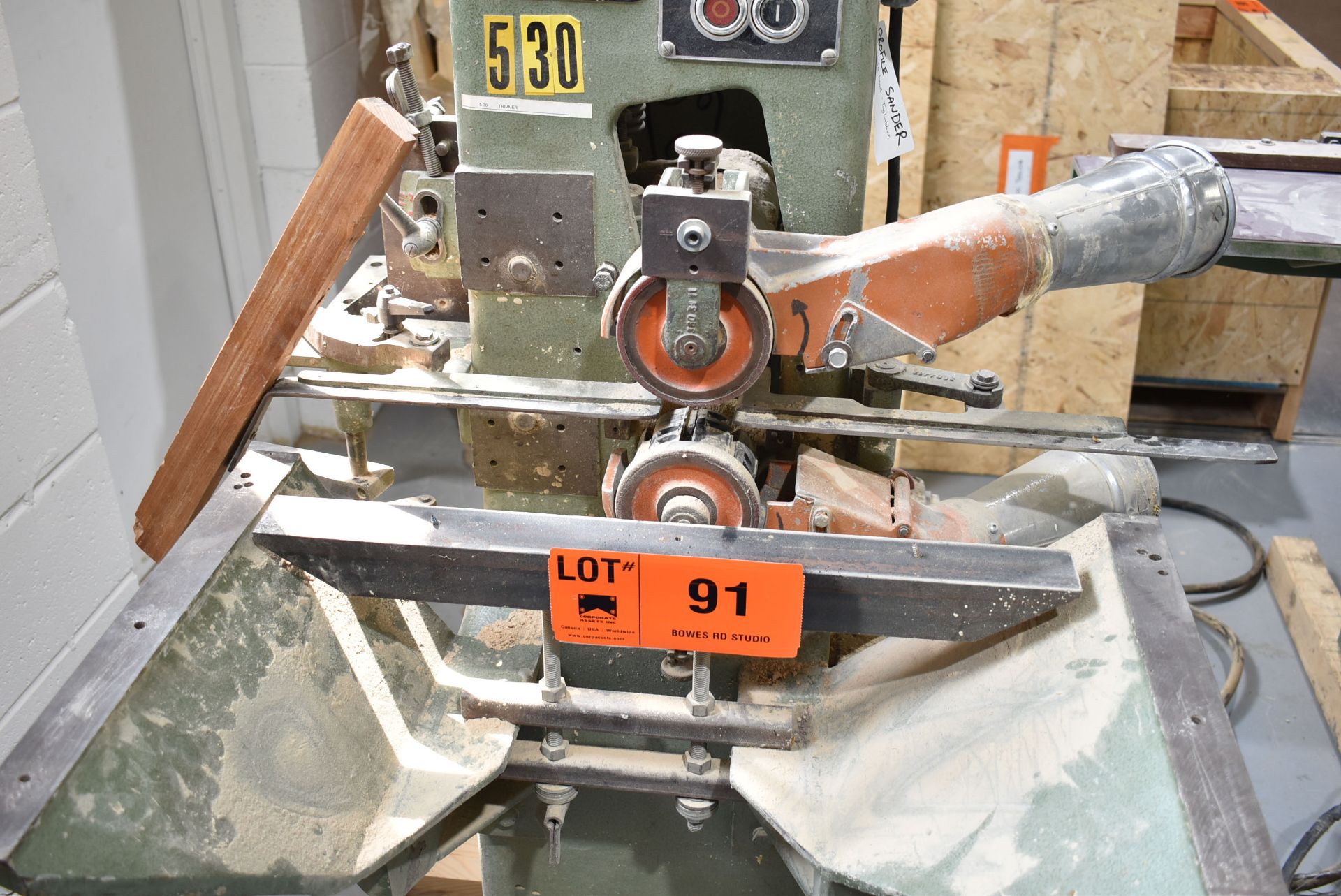 HOLZ-HER IF 362 TRIMMING MACHINE, 550V/3PH/60HZ, S/N 1369 (CI) [RIGGING FEES FOR LOT #91 - $250 - Image 3 of 7