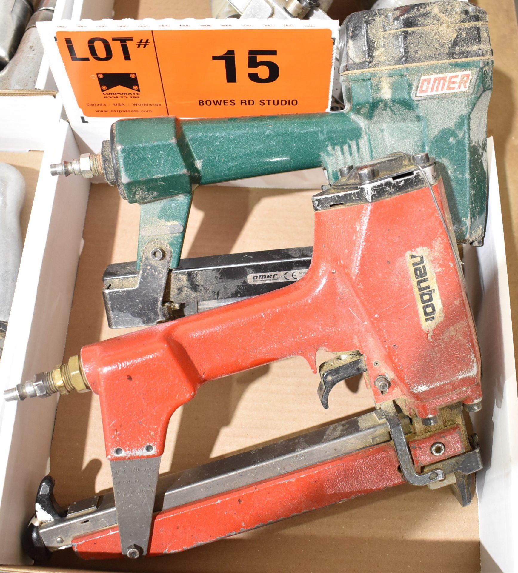 LOT/ (2) PNEUMATIC STAPLERS - Image 2 of 4