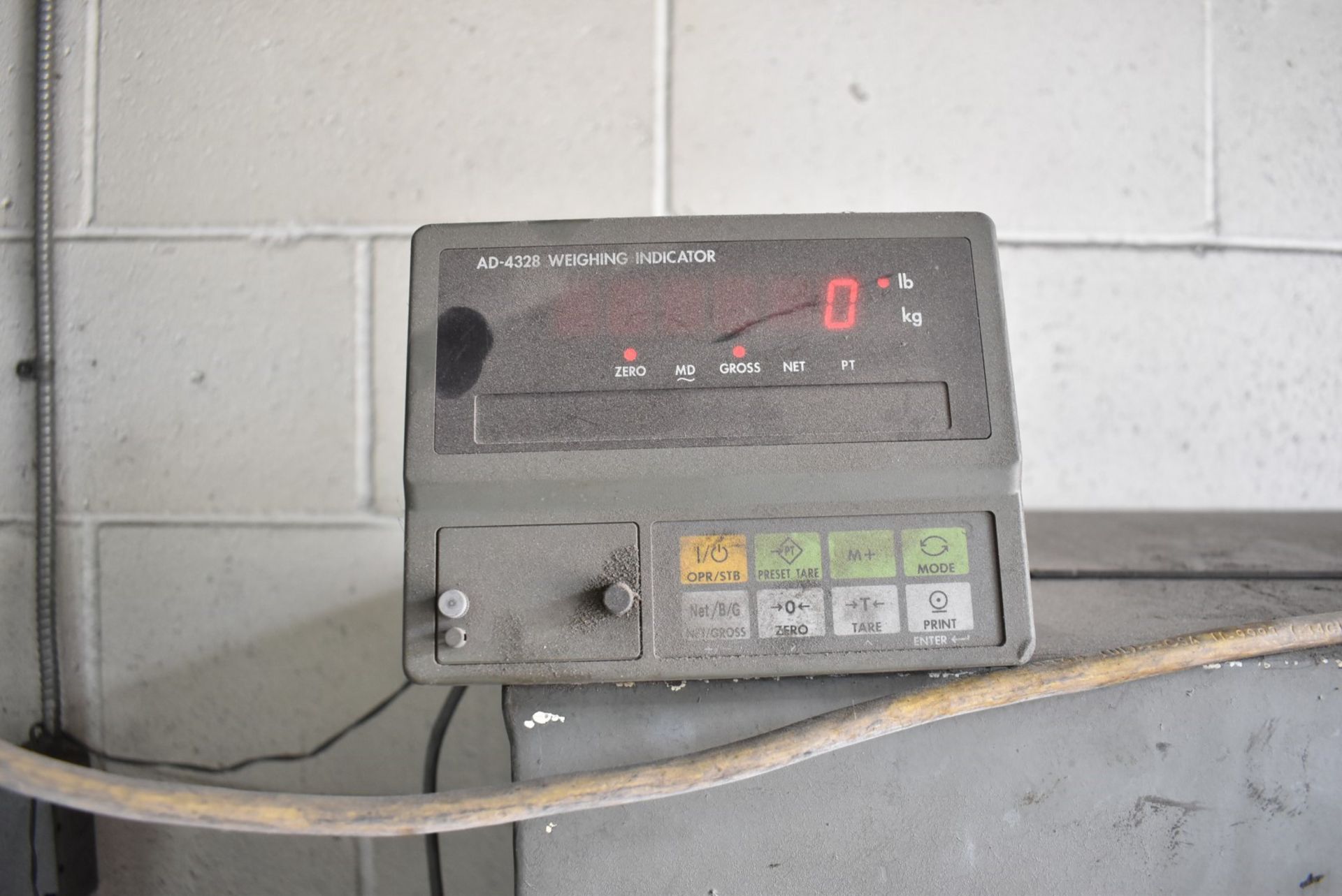 AD438 48"X48" DIGITAL PLATFORM SCALE, S/N EK4600734 - Image 2 of 3