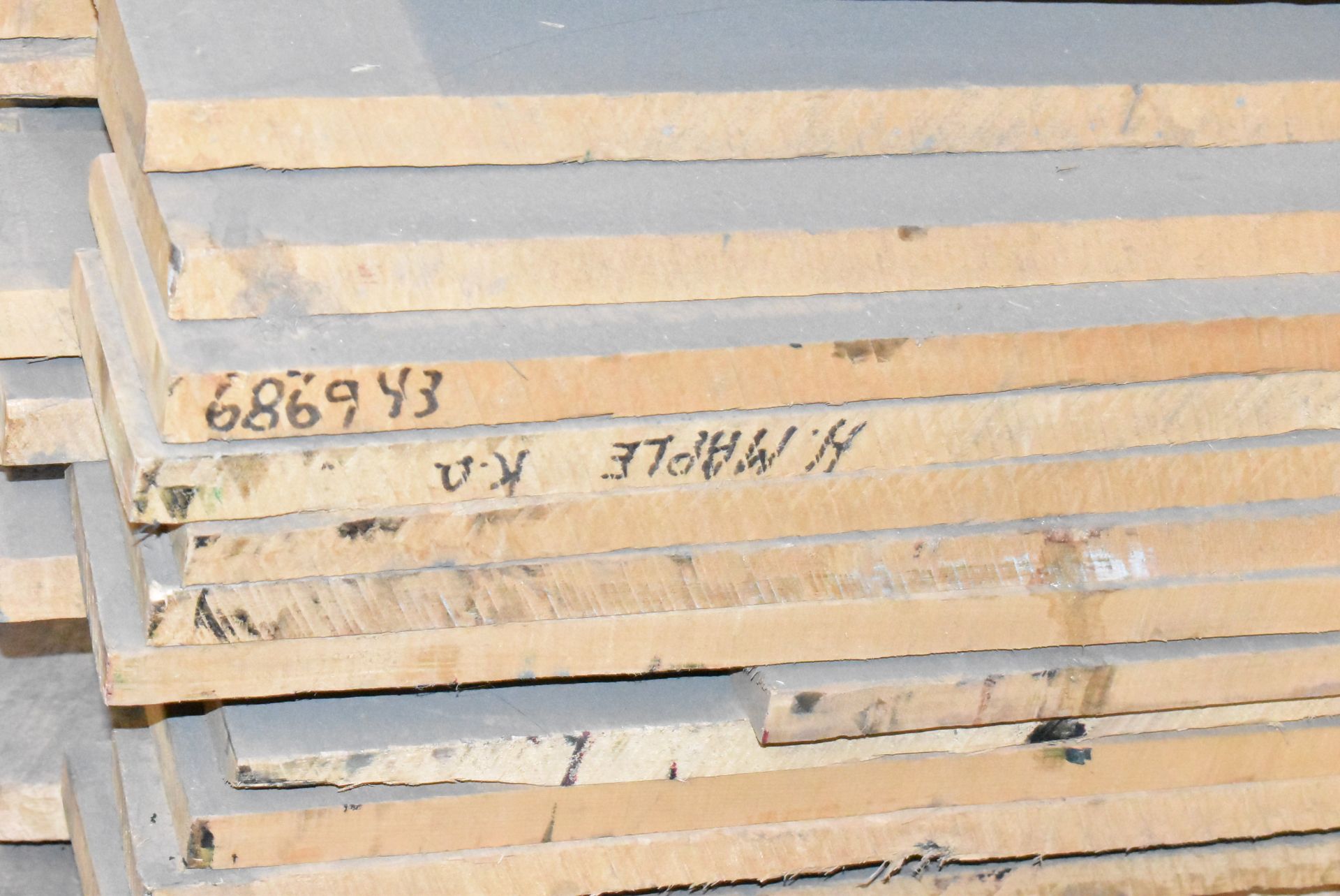 LOT/ VARIOUS DIMENSIONAL LUMBER INCLUDING MAPLE, POPLAR & OAK WOOD - Image 5 of 12