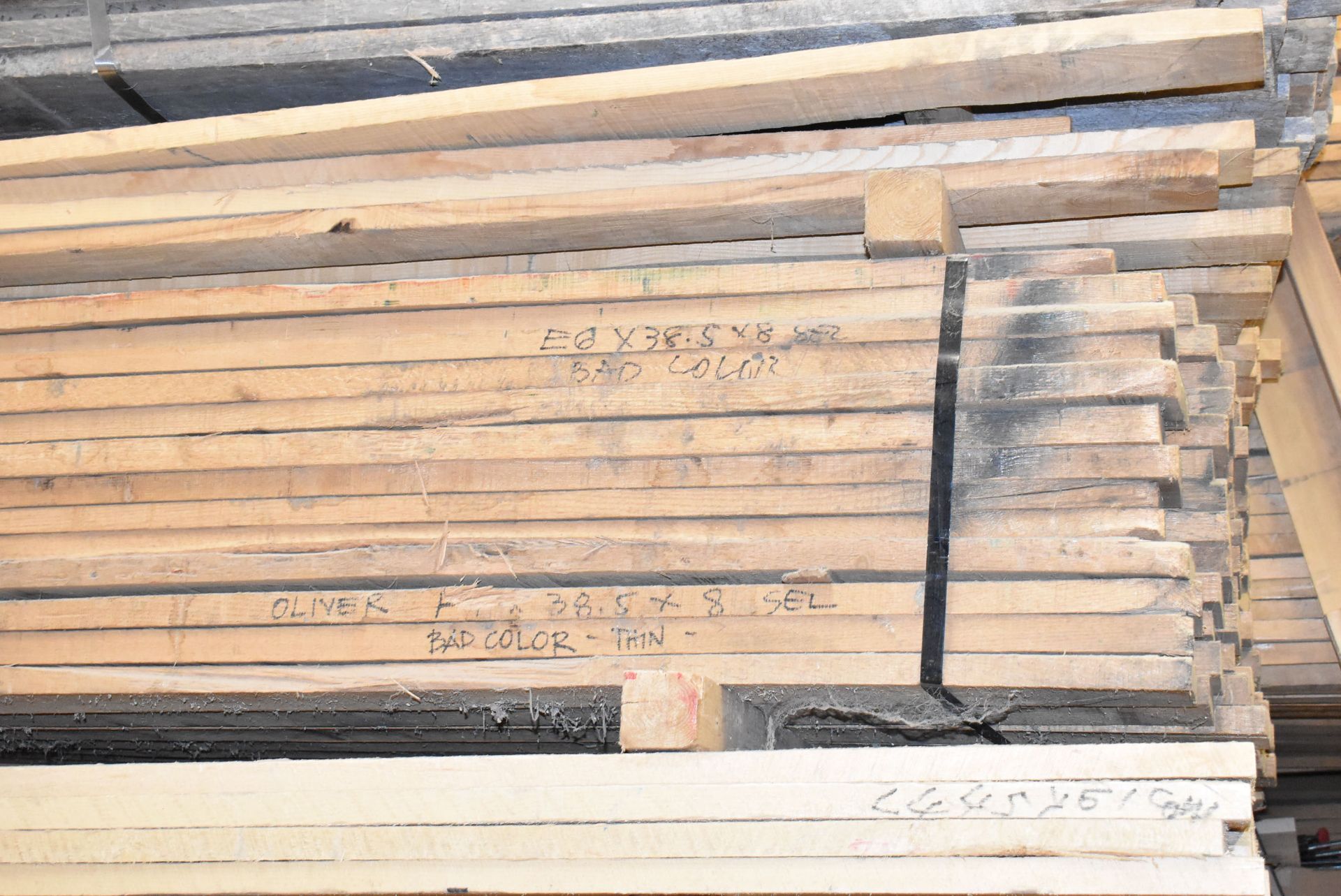 LOT/ VARIOUS DIMENSIONAL LUMBER INCLUDING MAPLE, POPLAR & OAK WOOD - Image 12 of 12