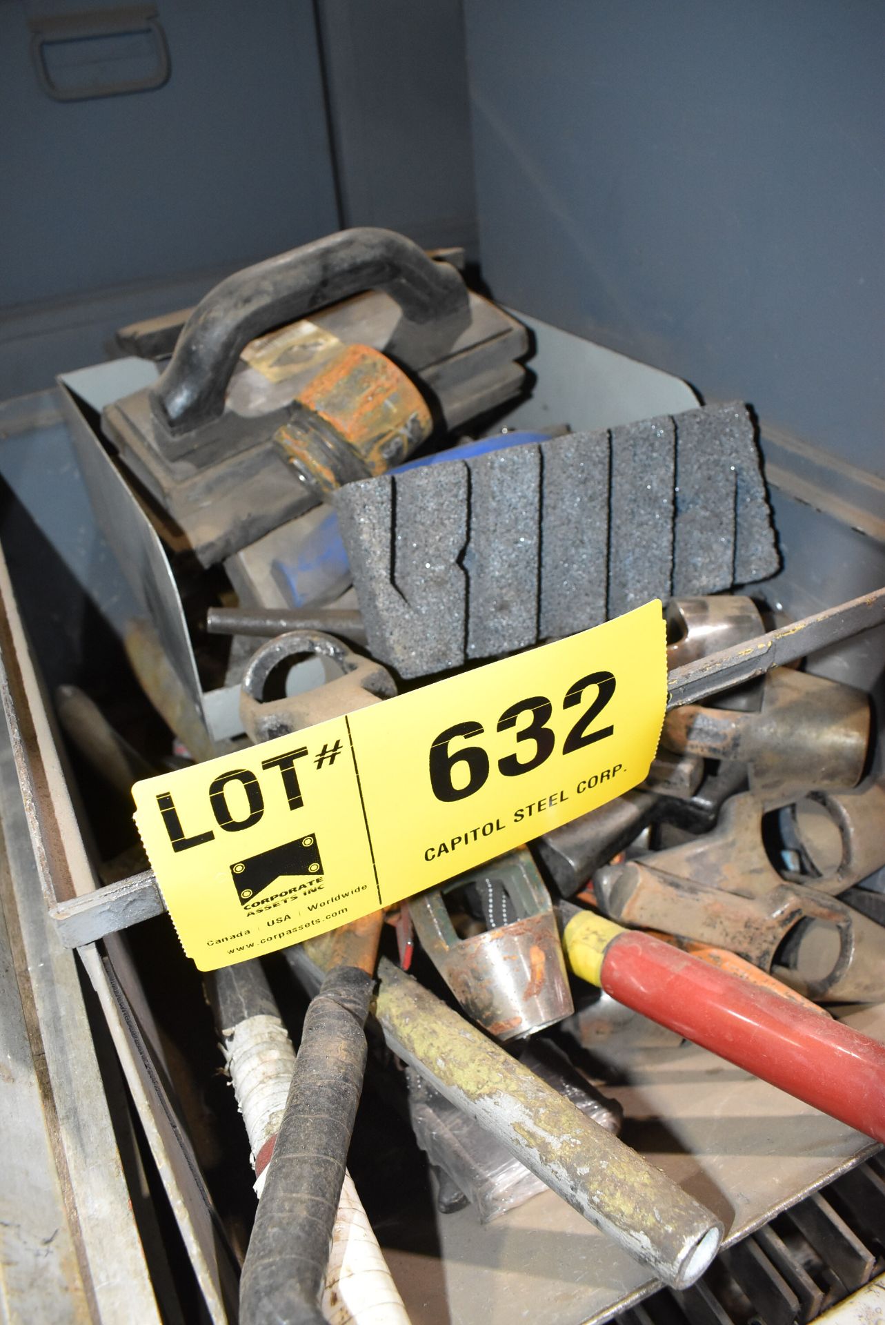 LOT/ HAND TOOLS WITH STEEL BINS - Image 3 of 3