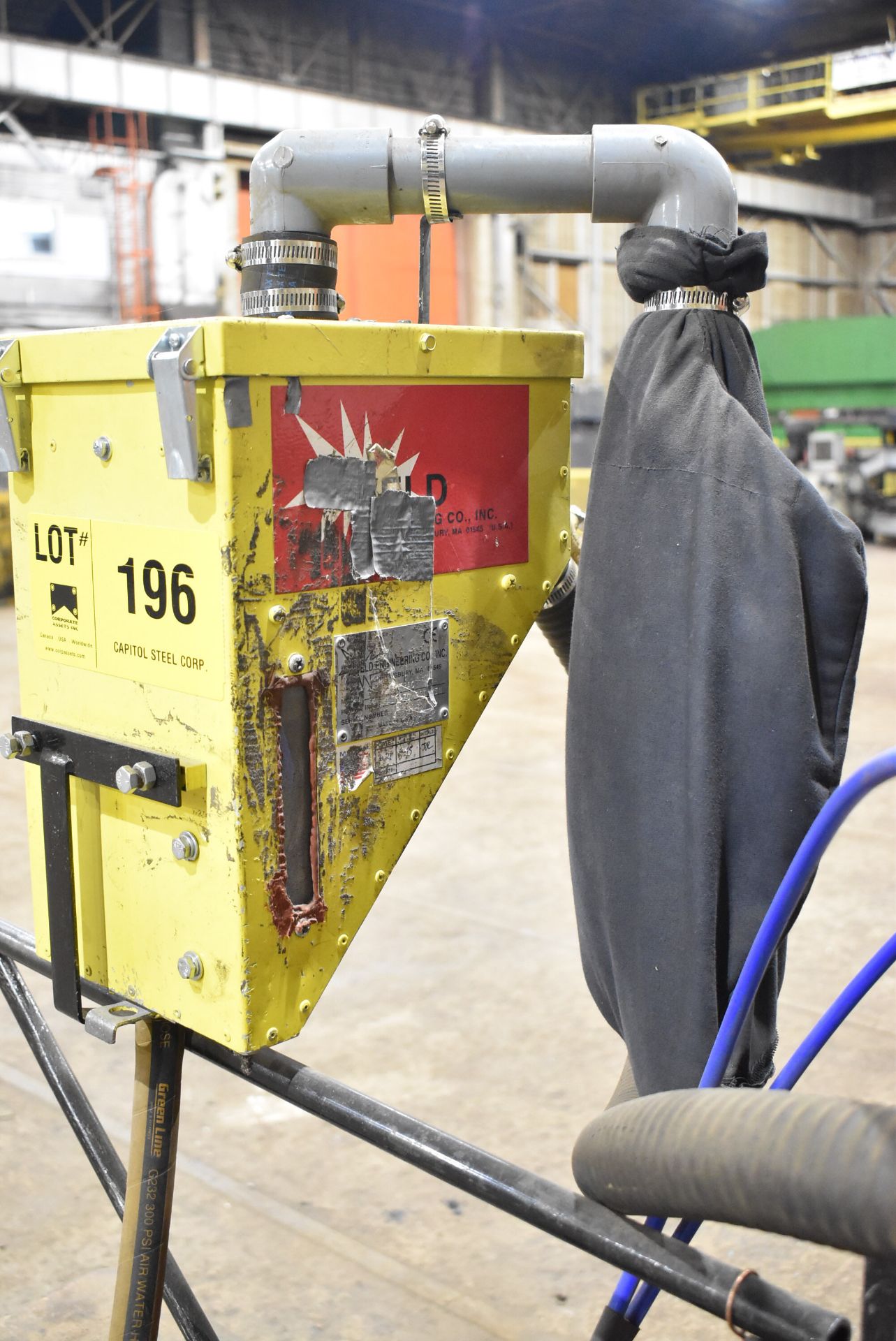 TINY TWIN LINCOLN ELECTRIC DC LINCOLNWELD LT-TRACTOR SUB-ARC WELDER WITH CABLES, GUN & WELD - Image 5 of 5