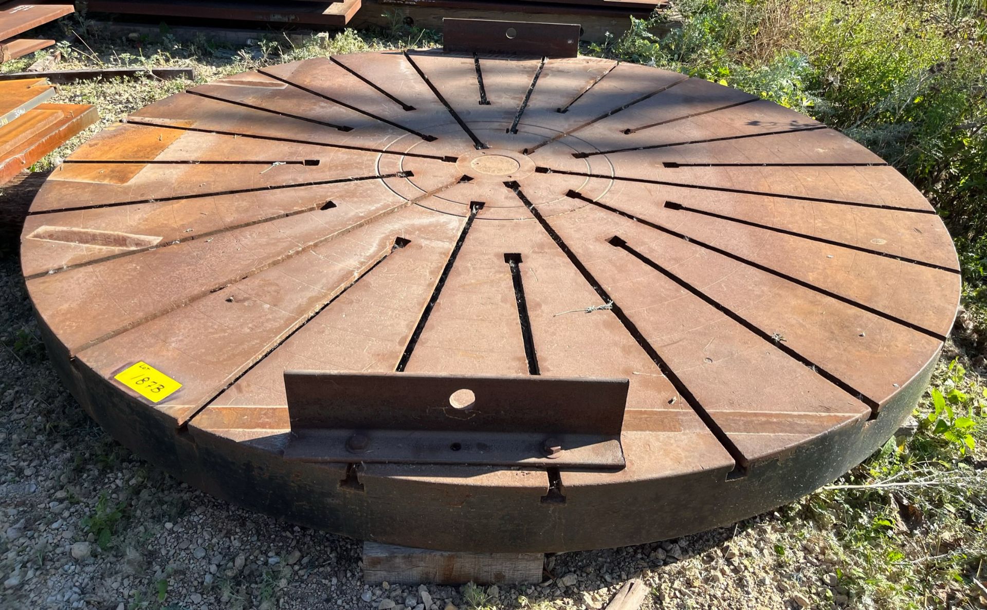 144" DIA X 9.5"H CIRCULAR MACHINING BED [RIGGING FEES FOR LOT #187B - $200 USD PLUS APPLICABLE