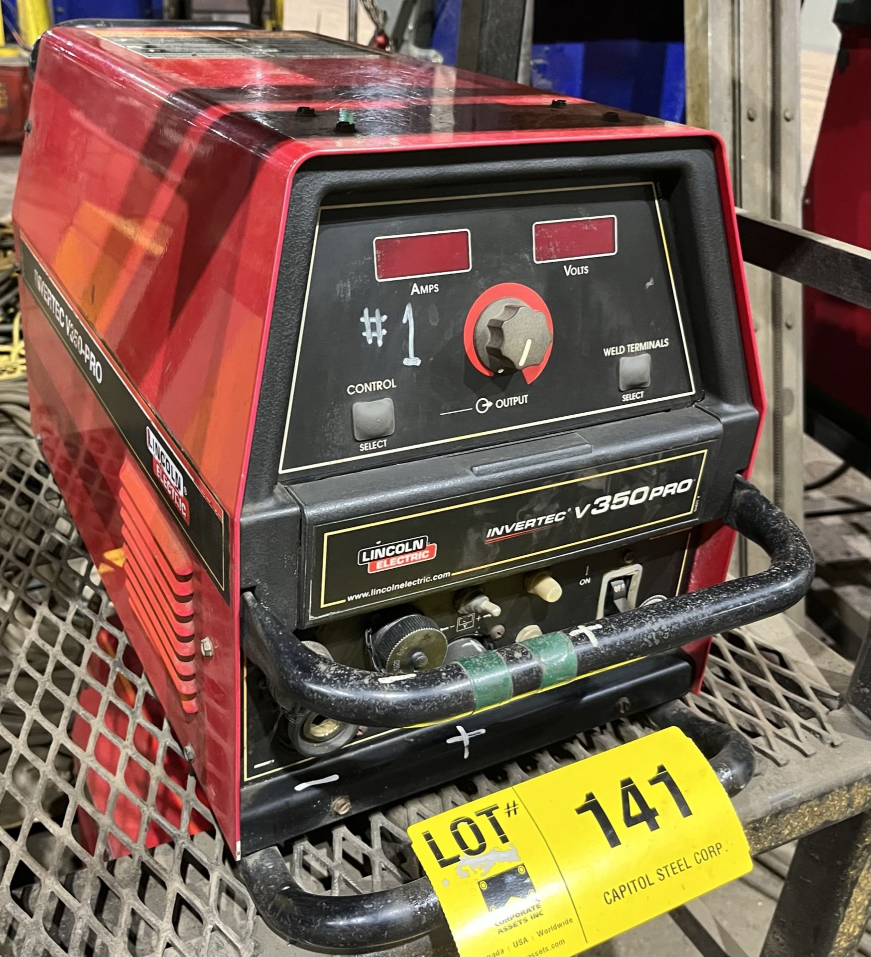 LINCOLN ELECTRIC INVERTEC V350-PRO MULTI-PROCESS WELDING POWER SOURCE (NO CABLES), S/N: N/A (CI) [