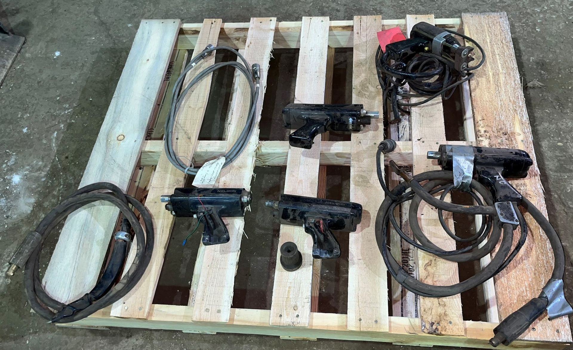 LOT/ NELSON STUD GUN PARTS [RIGGING FEES FOR LOT #111B - $40 USD PLUS APPLICABLE TAXES]