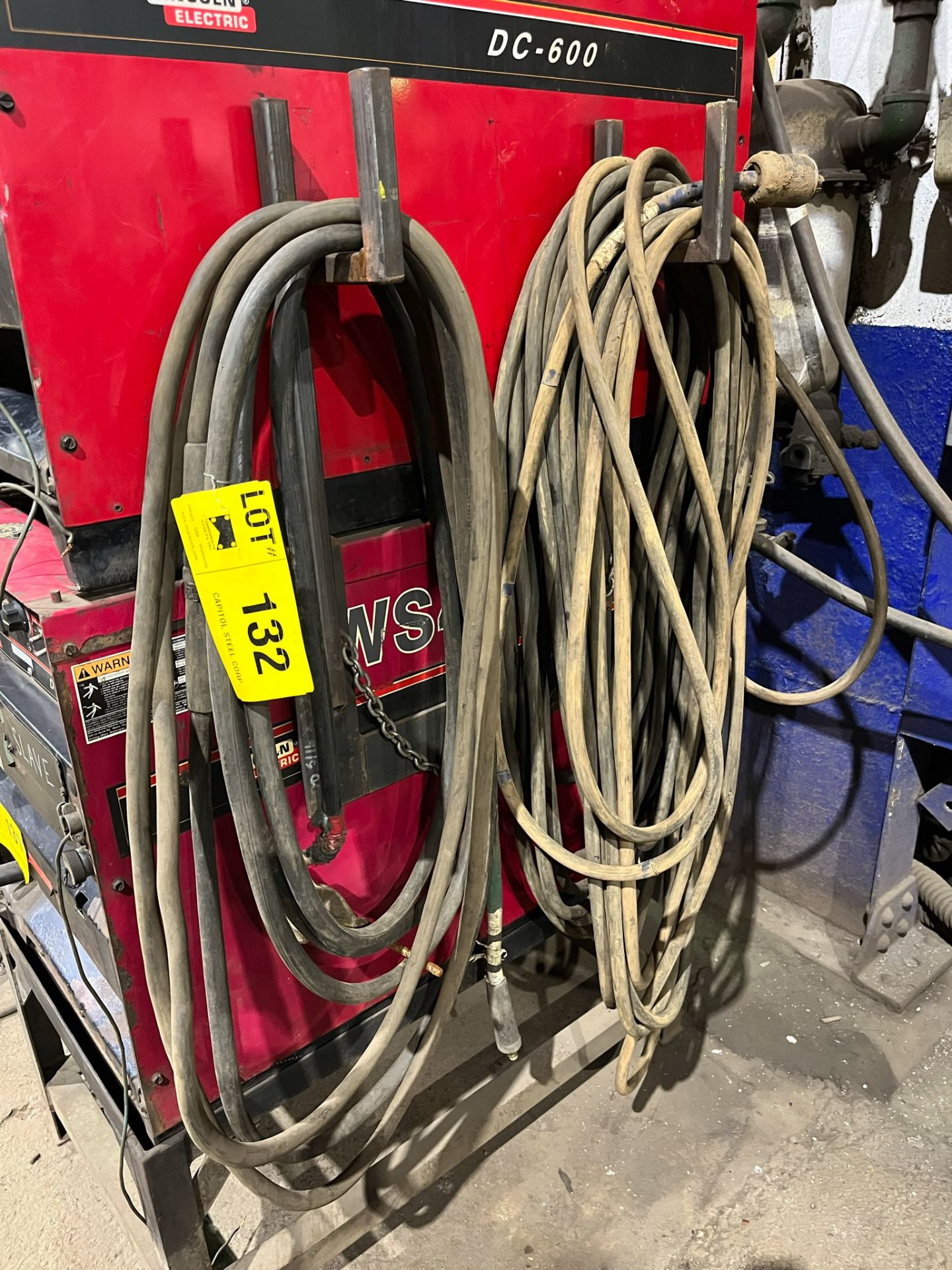 LOT/ WELDING CABLES [RIGGING FEES FOR LOT #132 - $40 USD PLUS APPLICABLE TAXES]