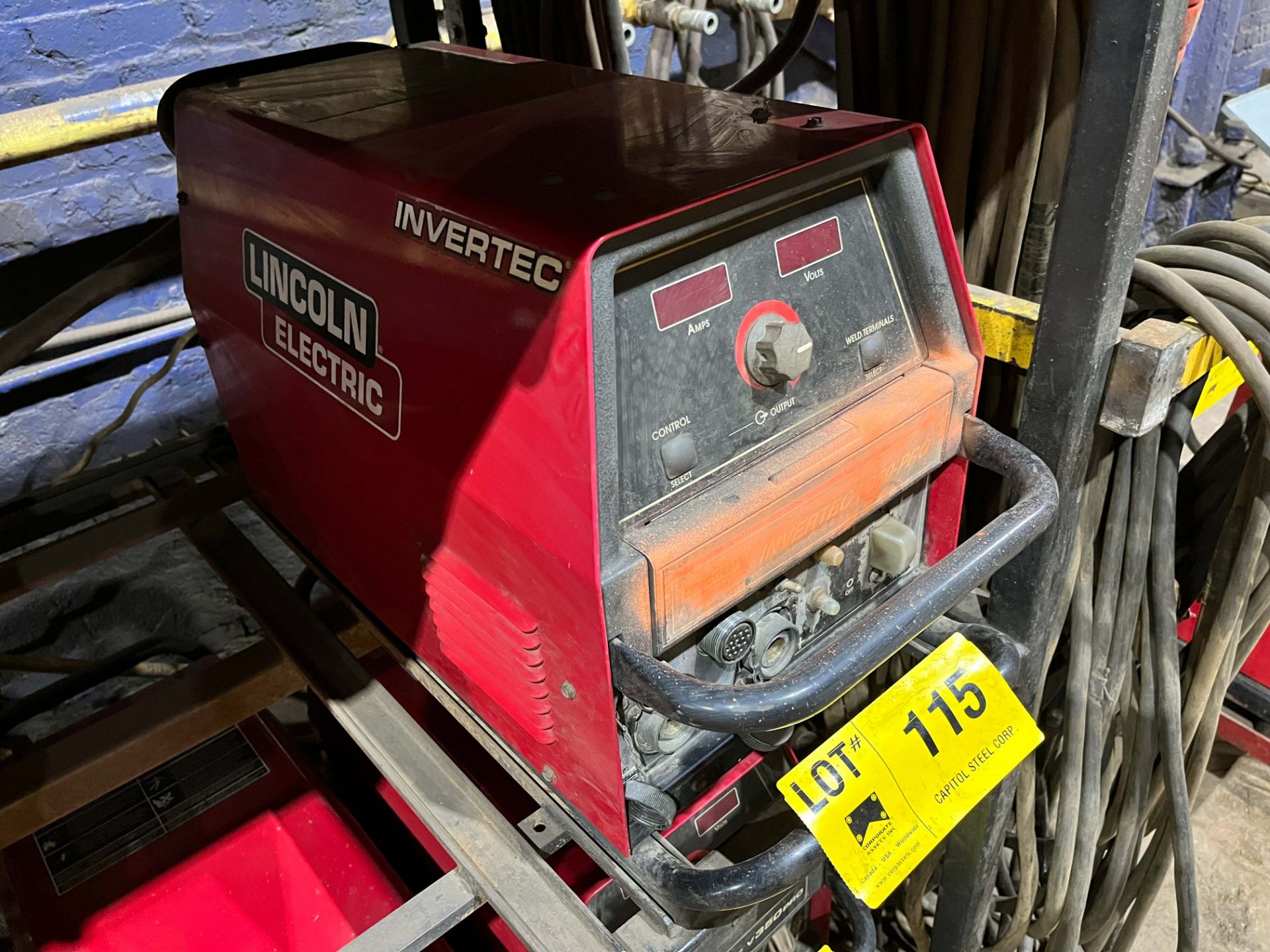 LINCOLN ELECTRIC INVERTEC V350-PRO MULTI-PROCESS WELDING POWER SOURCE (NO CABLES), S/N: N/A (CI) [ - Image 2 of 3