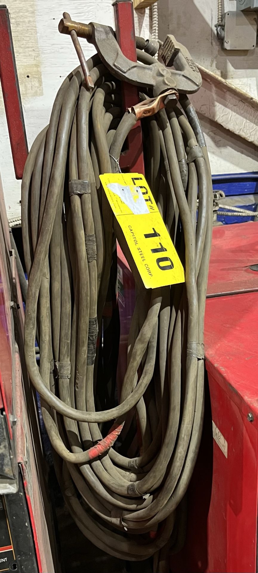 LOT/ WELDING CABLES [RIGGING FEES FOR LOT #110 - $30 USD PLUS APPLICABLE TAXES]