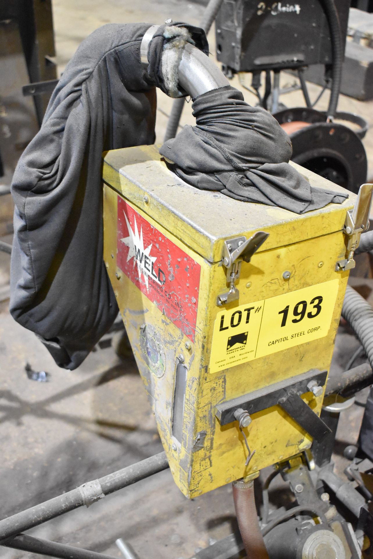 LINCOLN ELECTRIC DC LINCOLNWELD LT-TRACTOR SUB-ARC WELDER WITH CABLES, GUN & WELD ENGINEERING XP-3 - Image 6 of 6