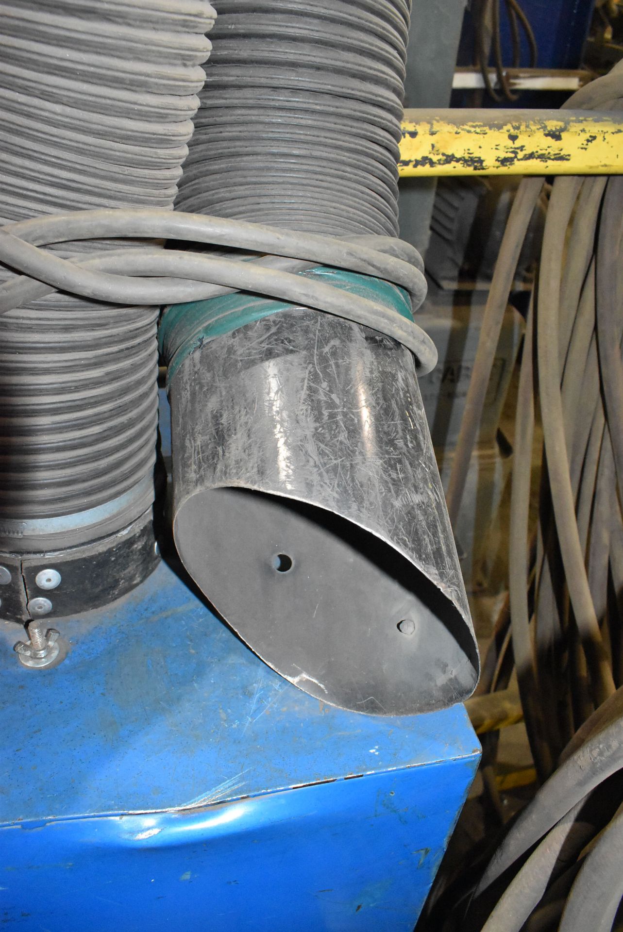 LEV-CO PORTABLE WELDING FUME EXTRACTOR WITH OVERHEAD SNORKEL-TYPE EXTRACTION ARM, S/N: N/A [ - Image 3 of 3