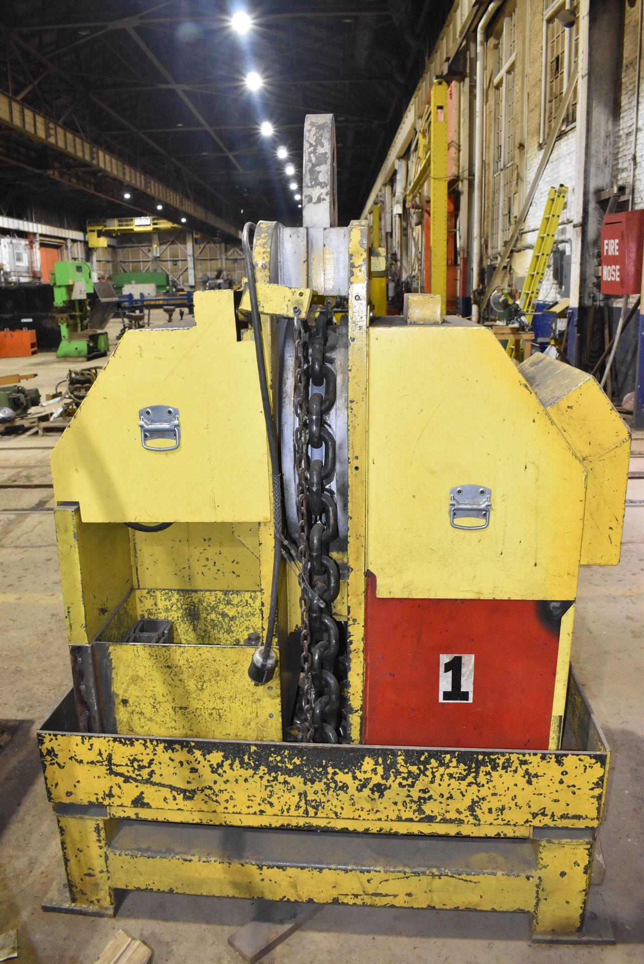 CUSTOM 25-TON CAPACITY REMOTE OPERATED ROTATOR OVERHEAD CRANE ATTACHMENT (CI) [RIGGING FEES FOR - Image 8 of 11