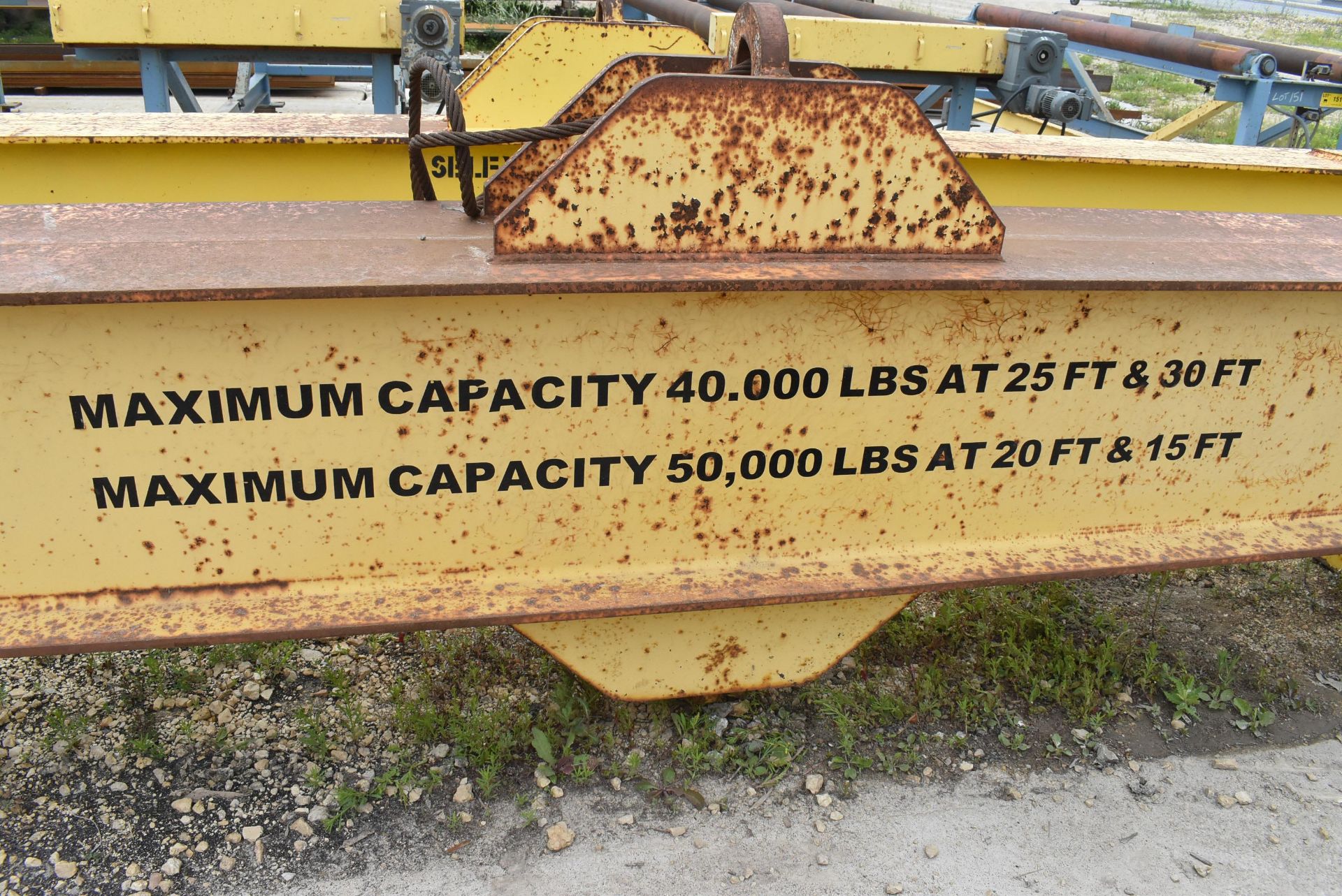 50,000 LB. CAPACITY HEAVY DUTY SPREADER BEAM WITH 30' SPAN (CI) [RIGGING FEES FOR LOT #1461 - $150 - Image 3 of 7