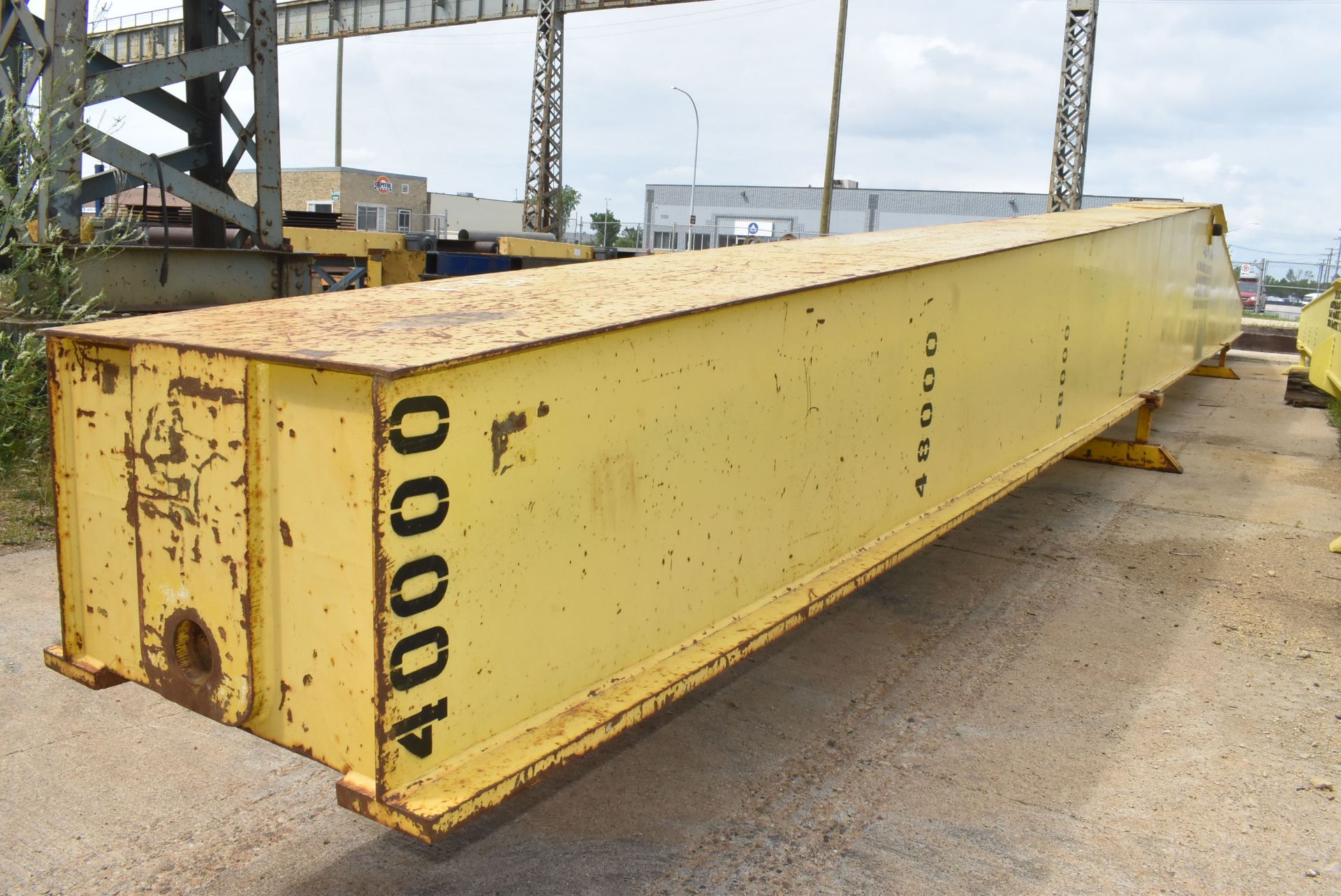 STRONGBACK 68,000 LB. CAPACITY HEAVY DUTY SPREADER BEAM WITH 60' SPAN (CI) [RIGGING FEES FOR LOT # - Image 2 of 9