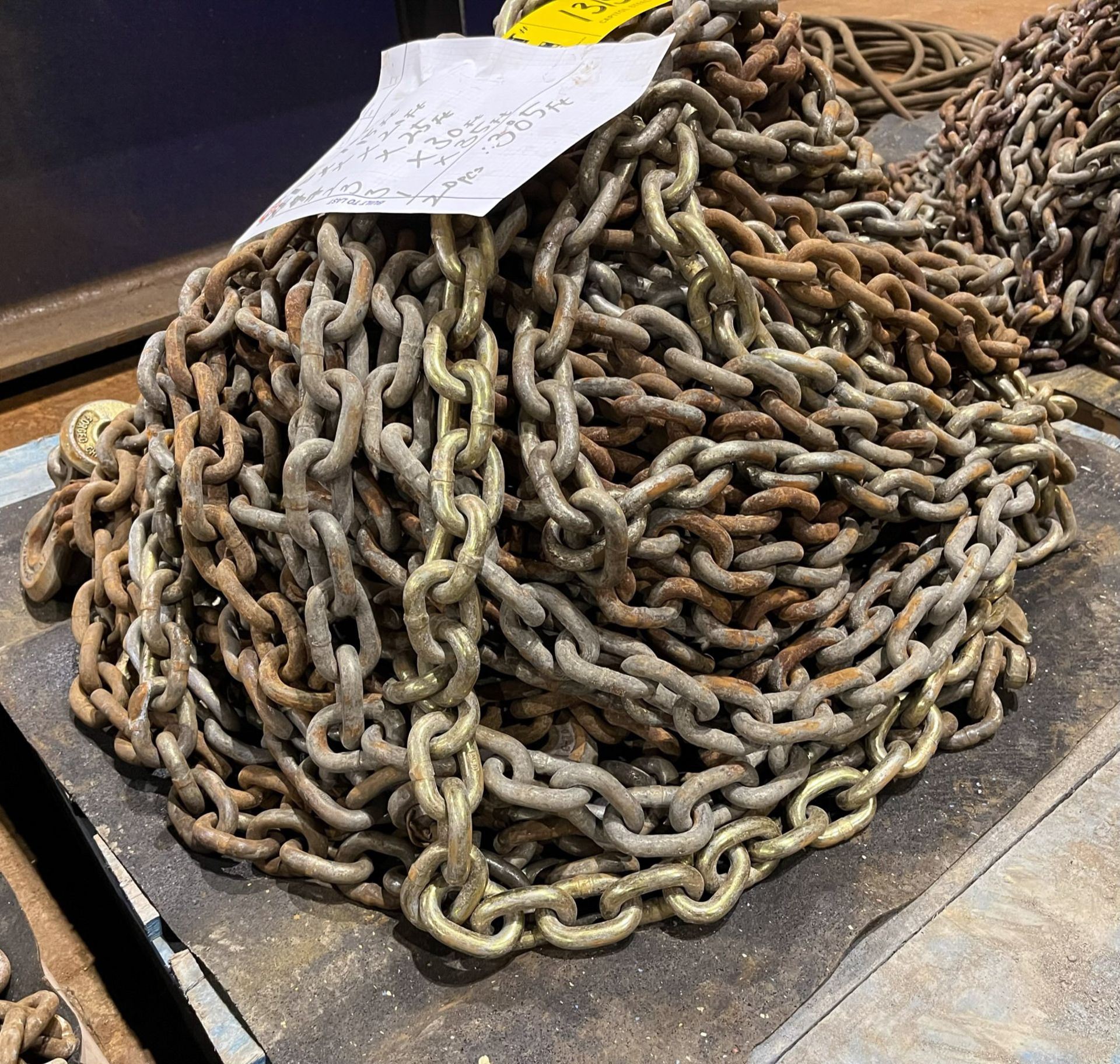LOT/ SKID OF 305FT, 1/2" TRANSPORT CHAIN - Image 3 of 3