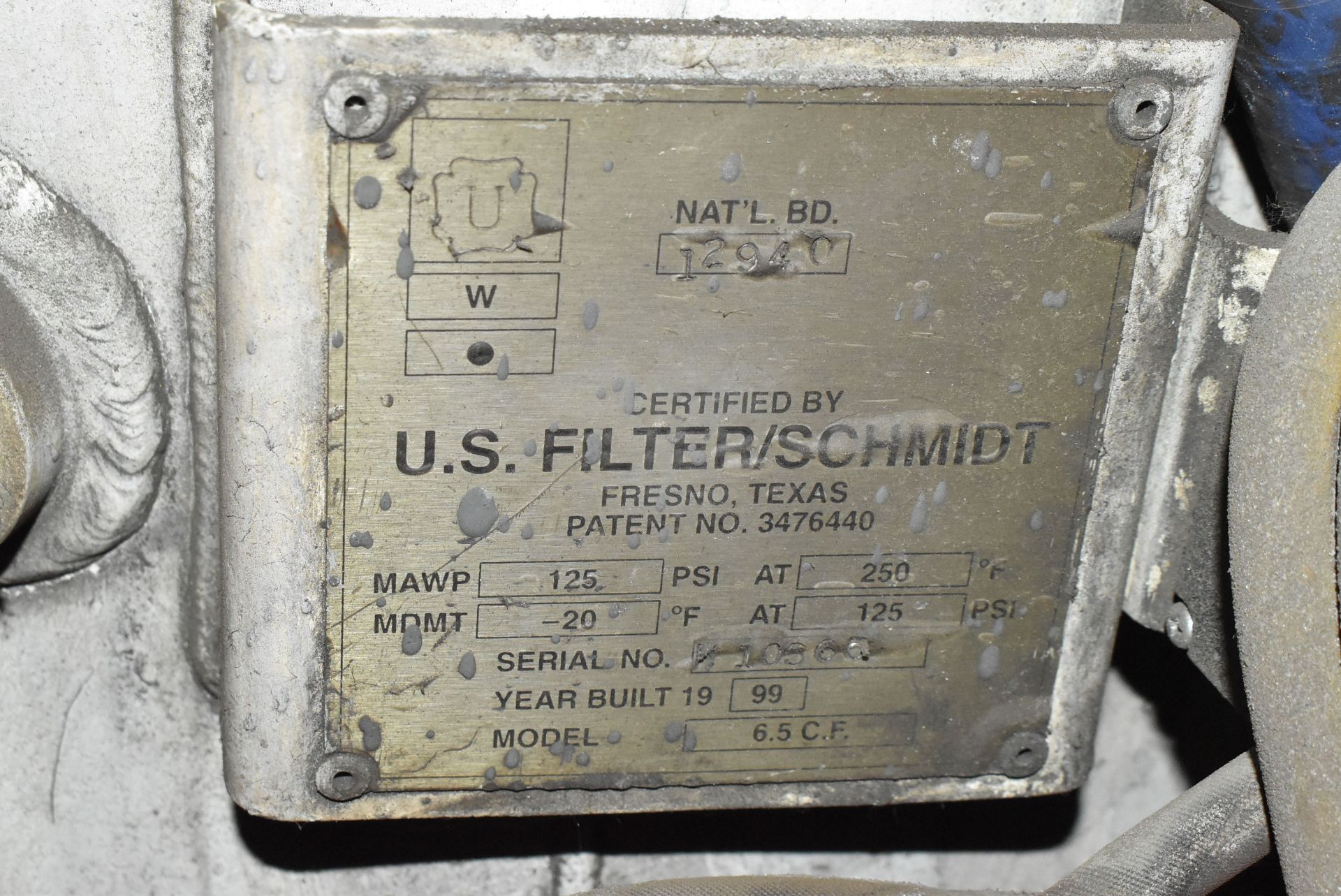 SCHMIDT 6.5 C.F. 6.5 CU/FT PORTABLE SAND BLASTER, S/N: N/A [RIGGING FEES FOR LOT #1642 - $50 USD - Image 5 of 5