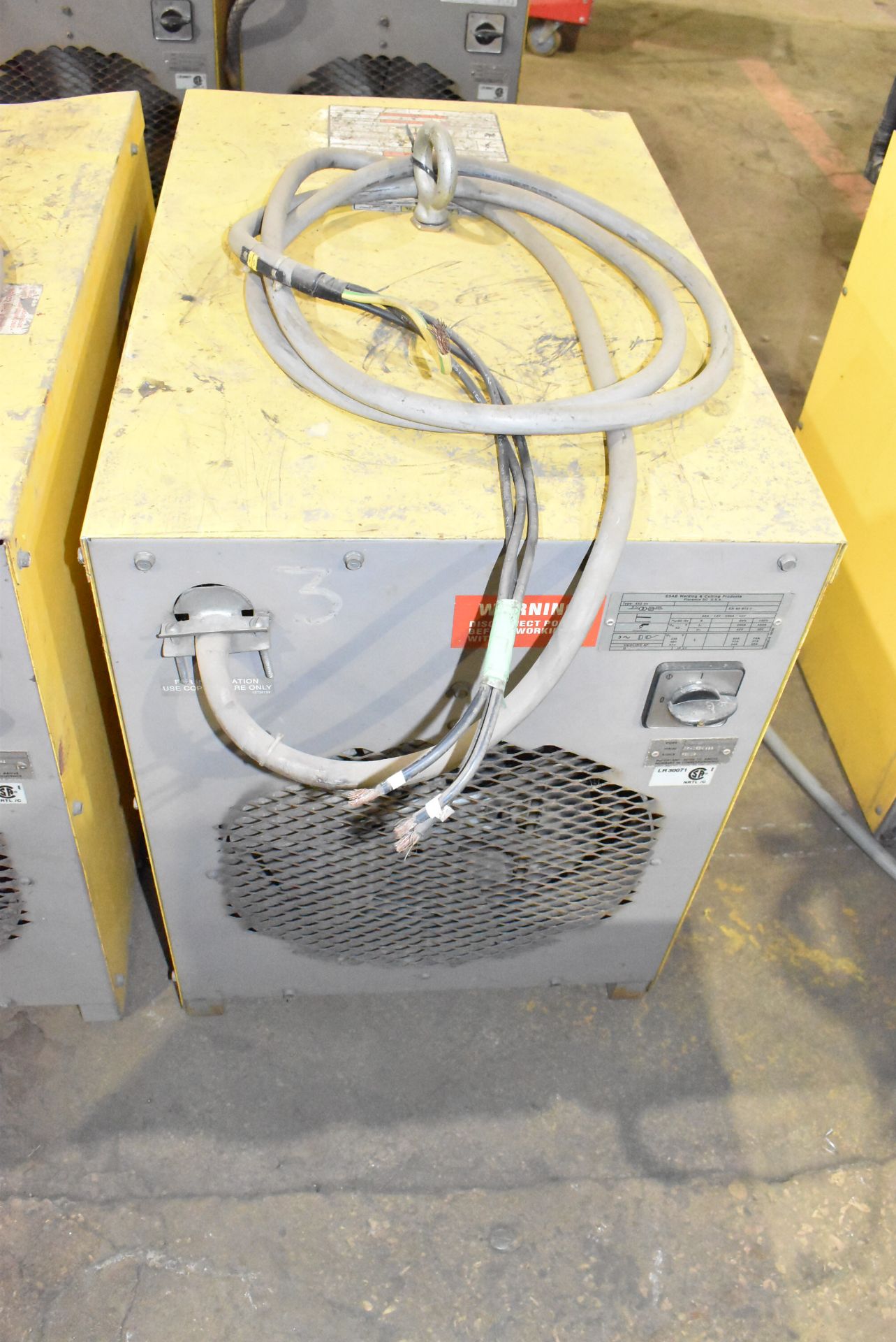 ESAB 452CV DIGITAL WELDING POWER SOURCE, S/N: N/A [RIGGING FEES FOR LOT #1198 - $30 USD PLUS - Image 3 of 5