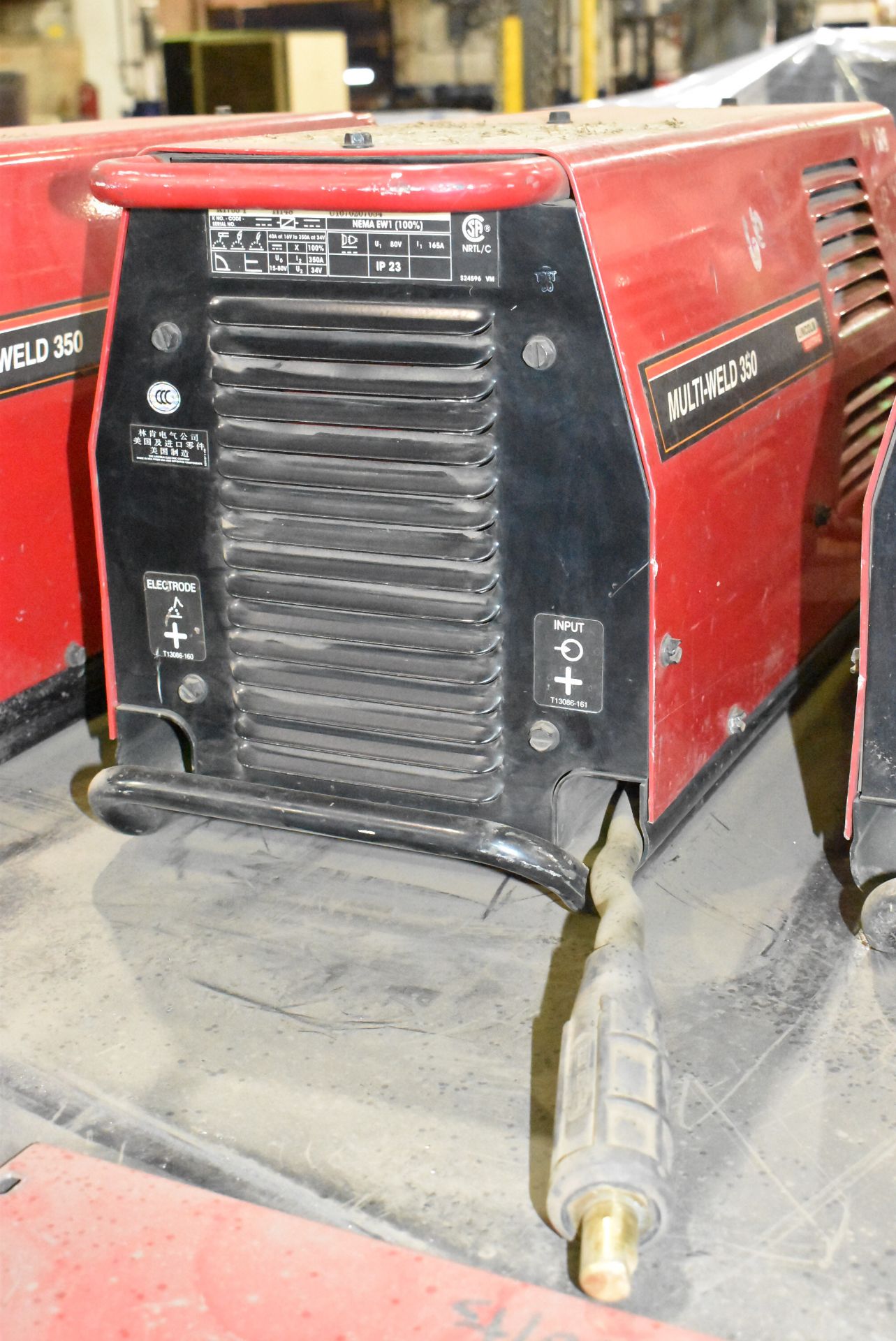 LINCOLN ELECTRIC MULTI-WELD 350 DIGITAL MULTI-PROCESS WELDING POWER SOURCE, S/N: N/A [RIGGING FEES - Image 3 of 4