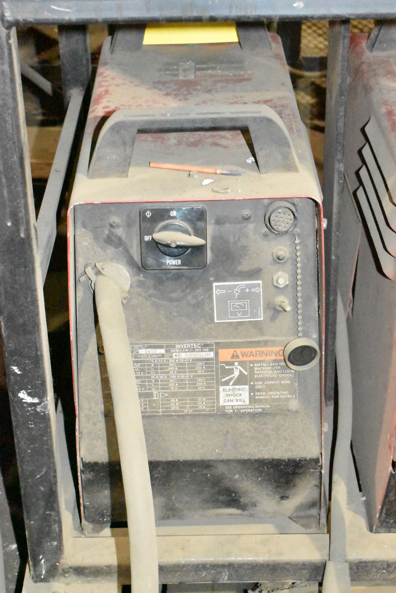 LINCOLN ELECTRIC INVERTEC V300-PRO MULTI-PROCESS WELDING POWER SOURCE (CABLES NOT INCLUDED), S/N: - Image 3 of 4