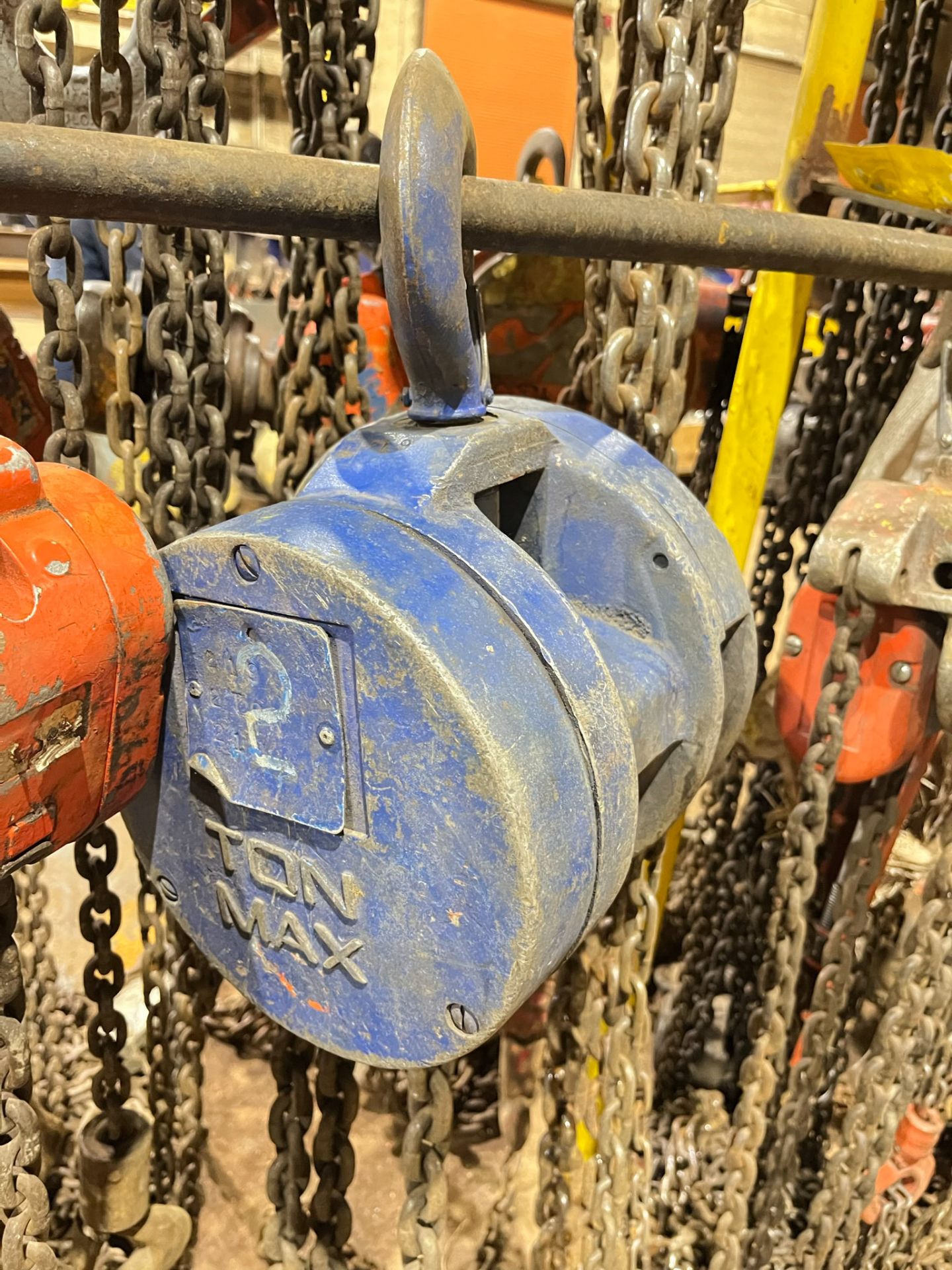 LOT/ (2) CHAIN FALLS & (1) 3 TON CAPACITY COME ALONG- [RIGGING FEES FOR LOT #1538C - $30 USD PLUS - Image 6 of 7