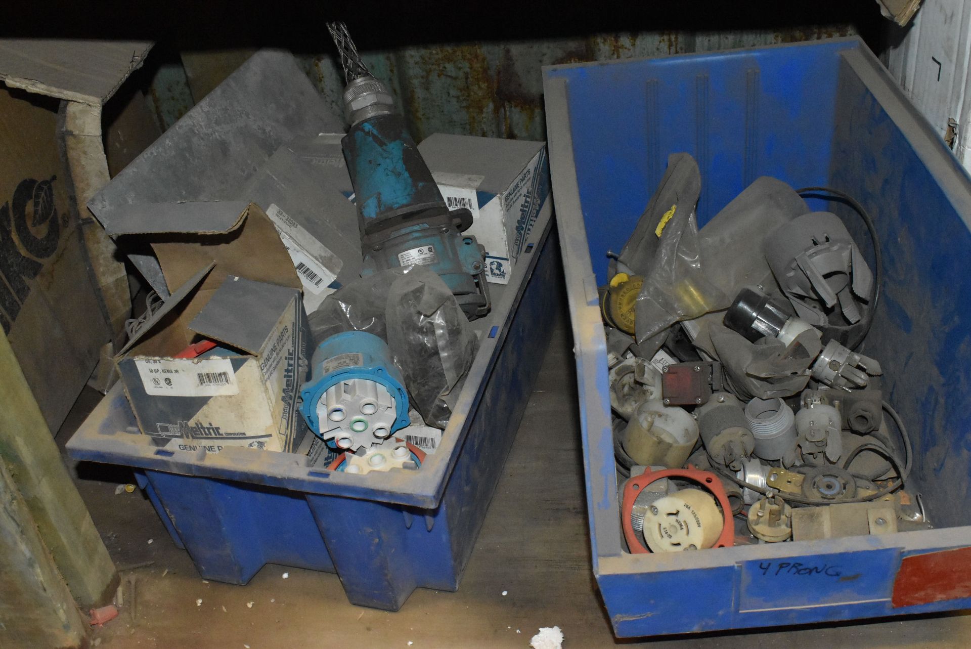 LOT/ CONTENTS OF SHELF - ELECTRICAL COMPONENTS & SPARE PARTS - Image 2 of 4