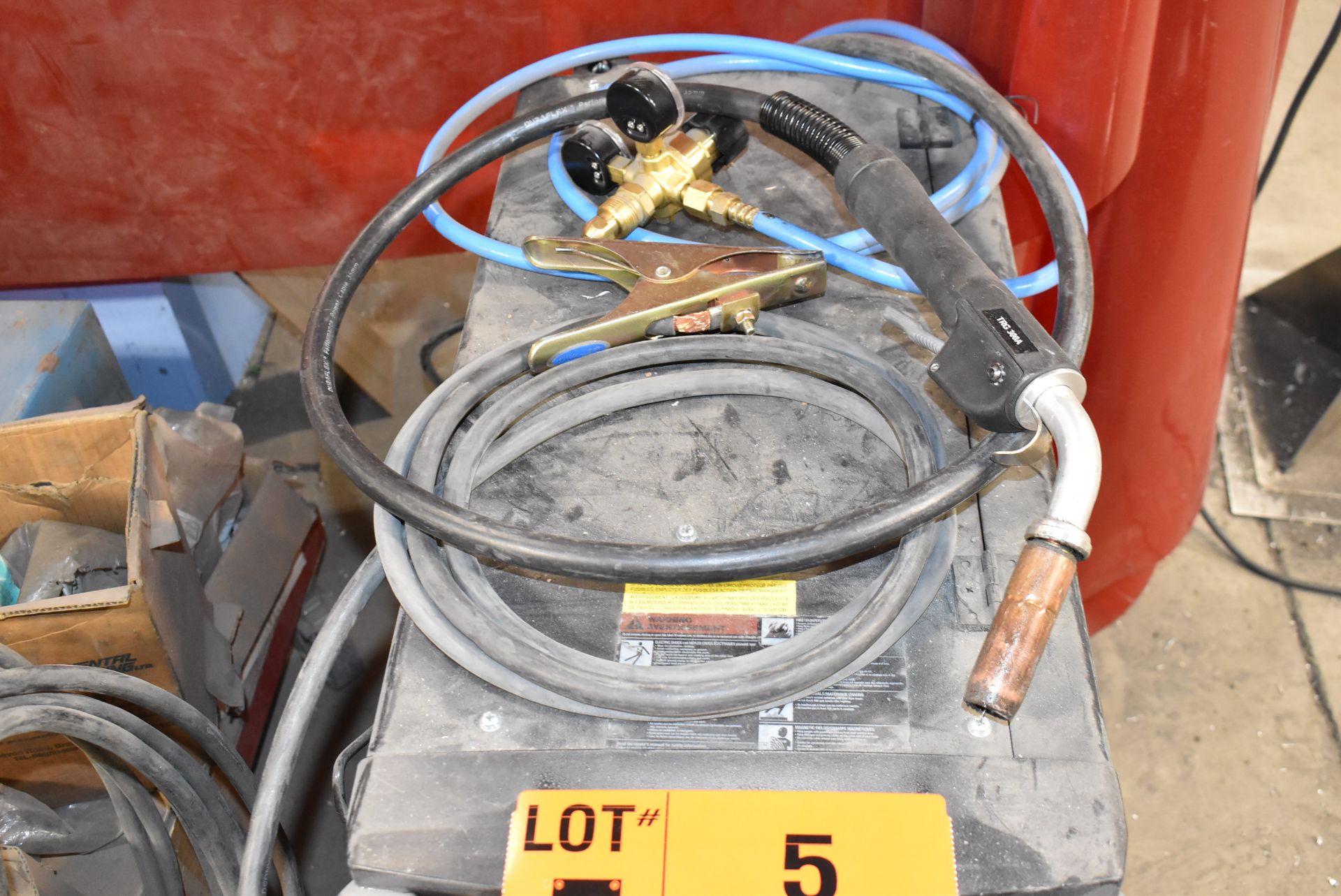CROSSFIRE HGMIG 251A MIG WELDER WITH CABLES AND GUN, S/N 20081320292 [RIGGING FOR FOR LOT #5 - $25 - Image 3 of 5