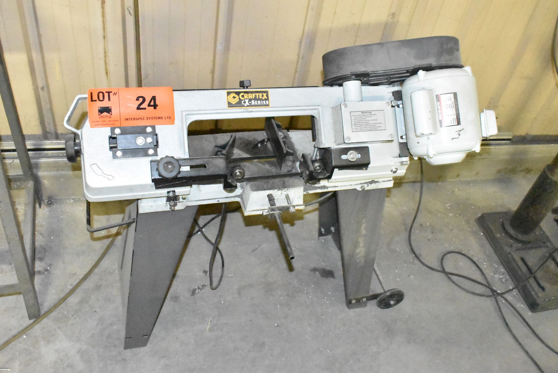 CRAFTEX CX-SERIES HORIZONTAL BAND SAW S/N 053038 [RIGGING FOR FOR LOT #24 - $75 CAD PLUS