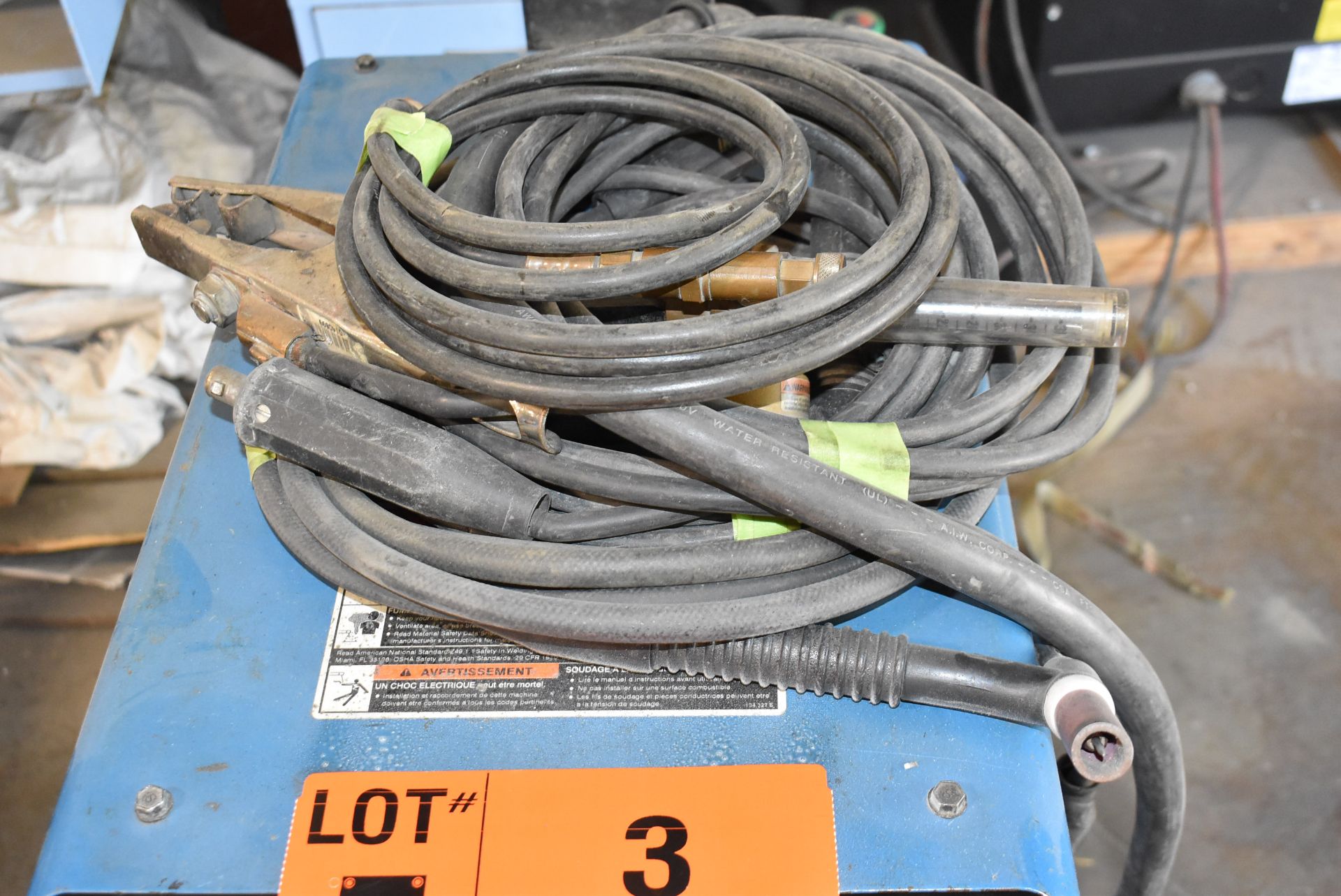 MILLER SYNCROWAVE180 DS TIG WELDER WITH CABLES AND GUN, S/N LA197136 [RIGGING FOR FOR LOT #3 - $25 - Image 4 of 5