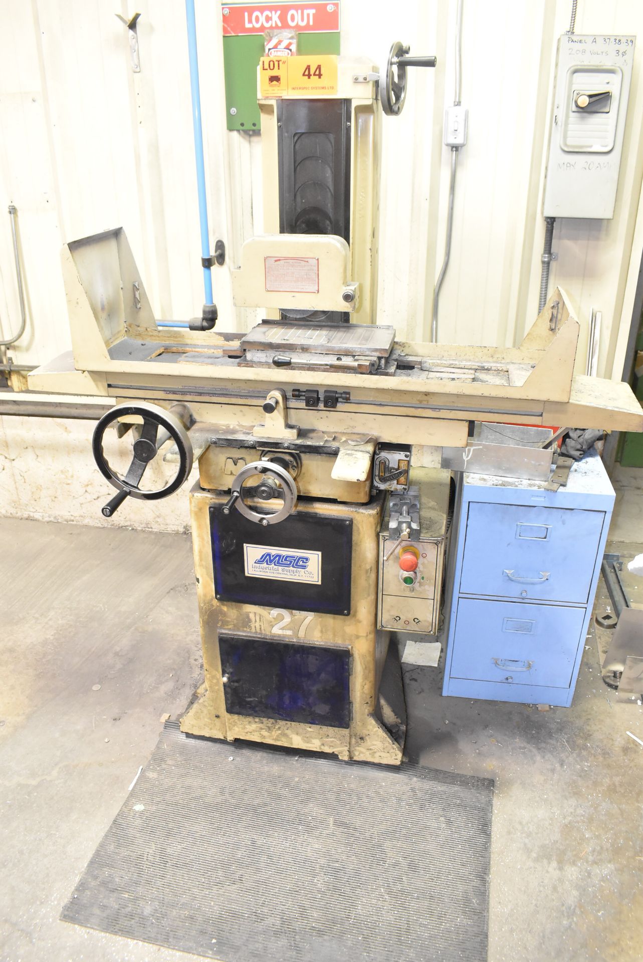 SUNNY MACHINERY SGS-618B 6" SURFACE GRINDER WITH 12"X6" MAGNETIC CHUCK 1HP SPINDLE MOTOR 220/440V/