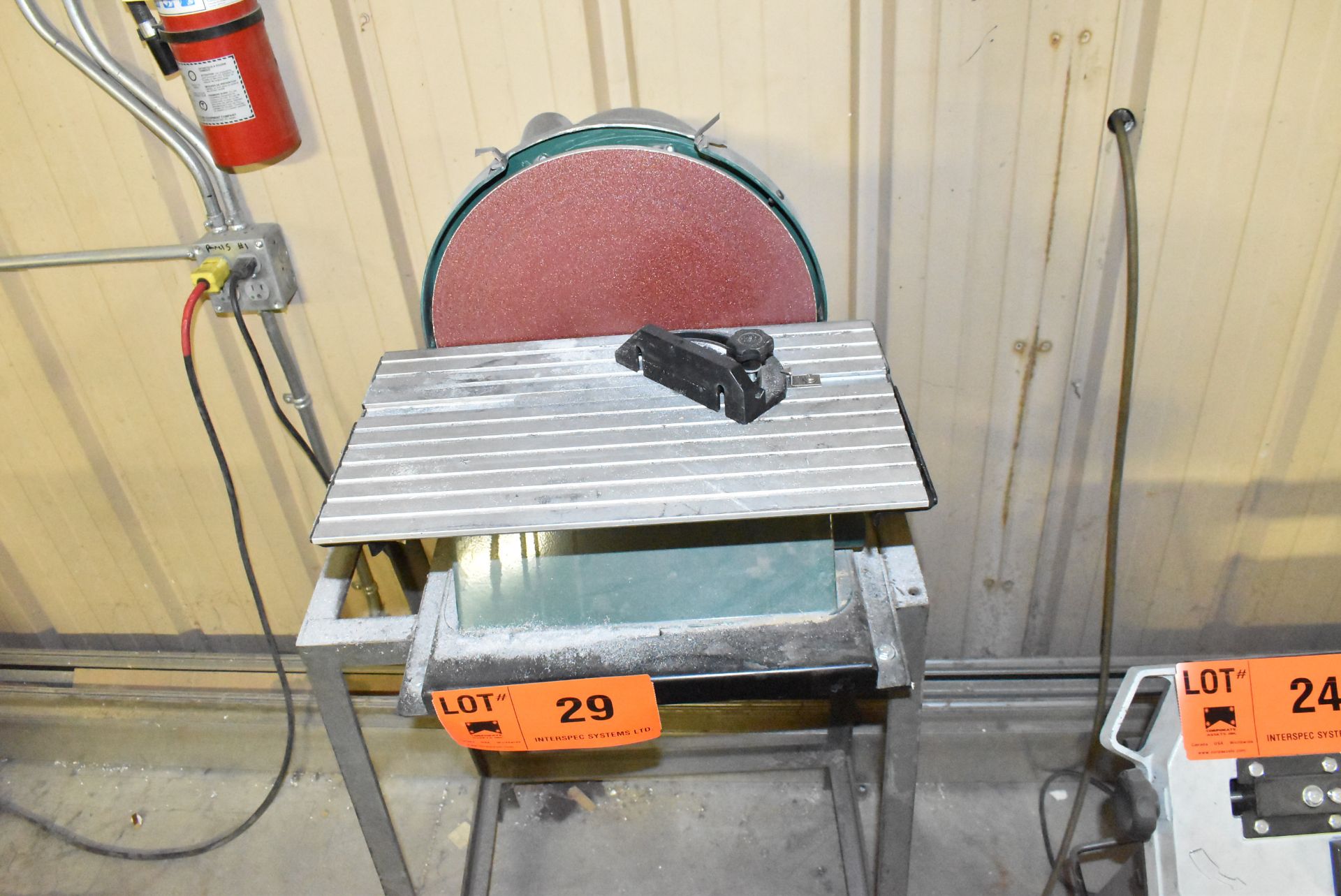 CRAFTEX 12" DISC SANDER, S/N A022236 [RIGGING FOR FOR LOT #29 - $25 CAD PLUS APPLICABLE TAXES] - Image 5 of 5