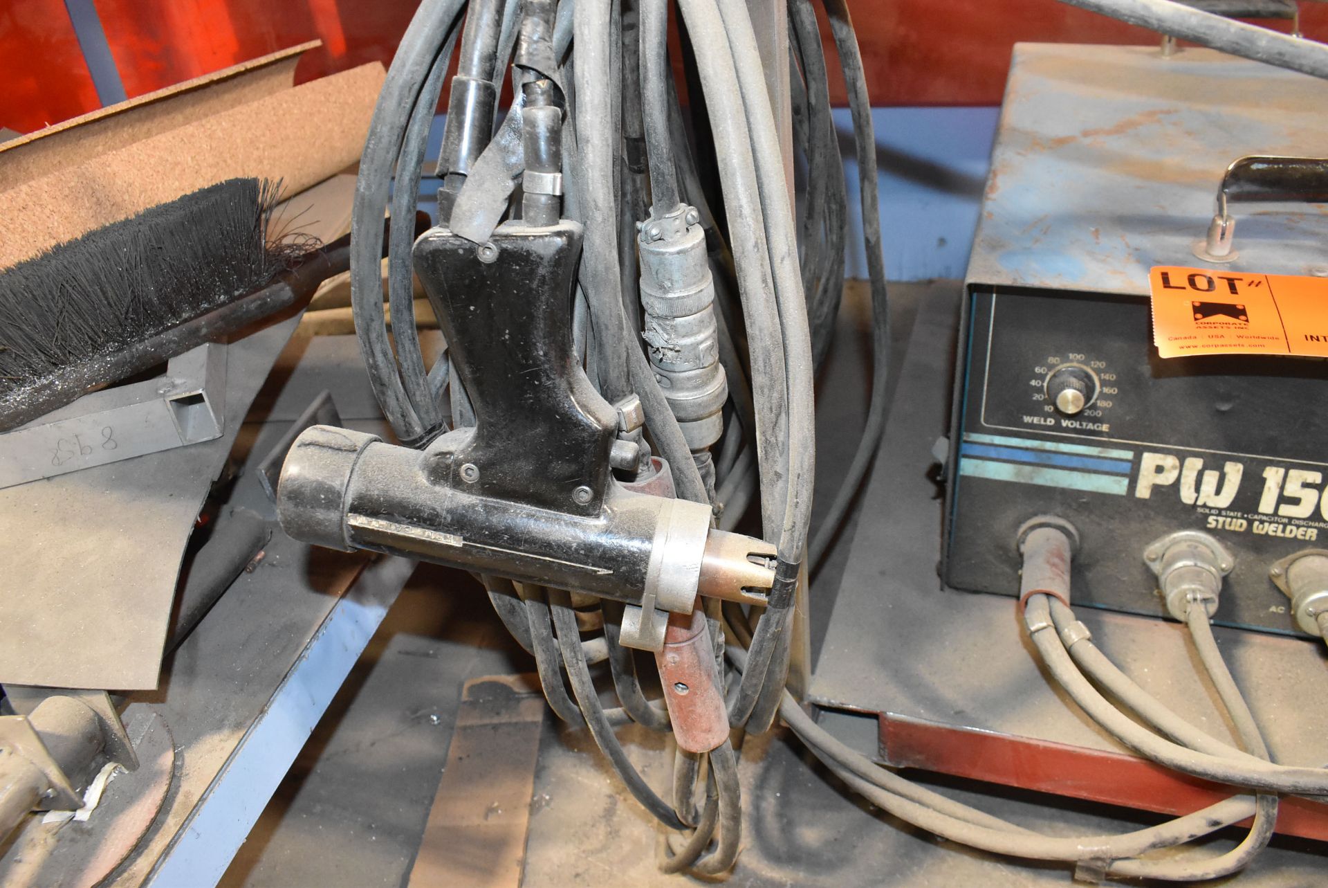 ERICO JONES PW1500 STUD WELDER WITH CABLES AND GUN S/N 183140 [RIGGING FOR FOR LOT #7 - $25 CAD PLUS - Image 4 of 4