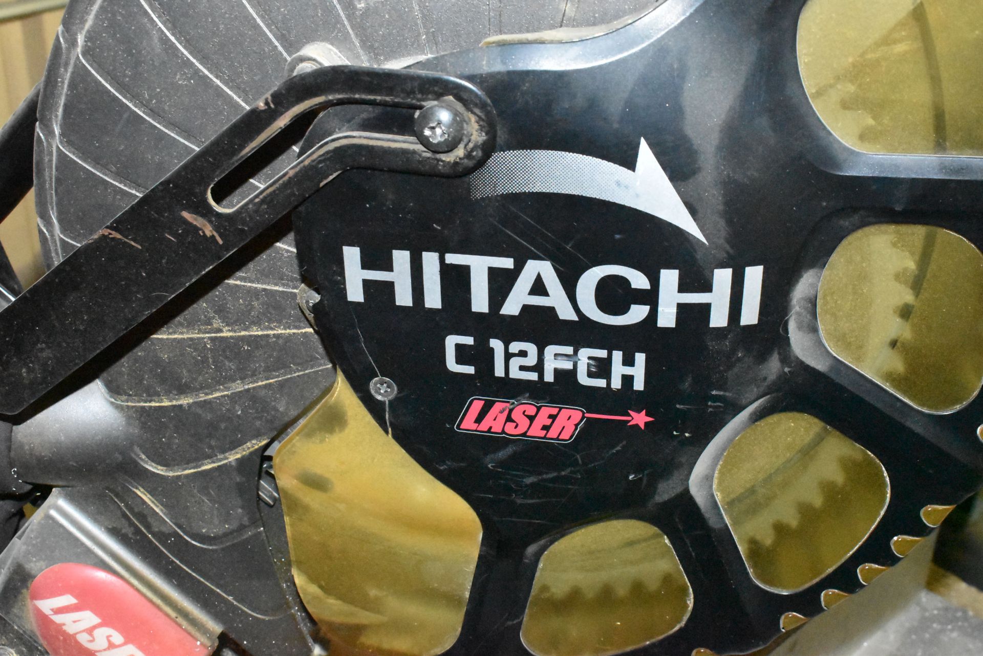 HITACHI C12FCH COMPOUND MITER SAW WITH LASER S/N C070739 - Image 2 of 4