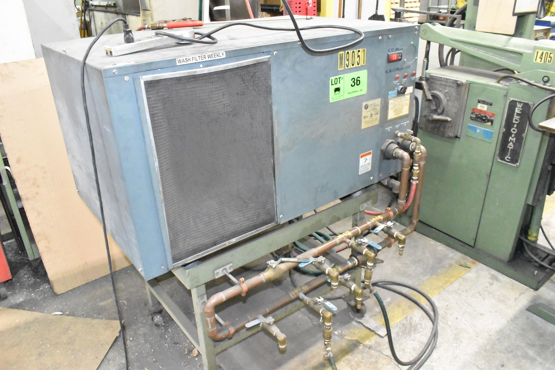 UNITROL PROCESS 8055 CHILLER WITH 20GPM @ 35PSIG, 18,000BTU/HR, S/N 0712891 (CI) [RIGGING FEE FOR - Image 3 of 3