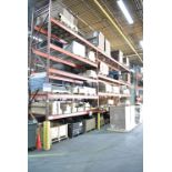 LOT/ (8) SECTIONS OF 42"X144"X18' HEAVY DUTY ADJUSTABLE PALLET RACKING (CI) (NO CONTENTS RACKING