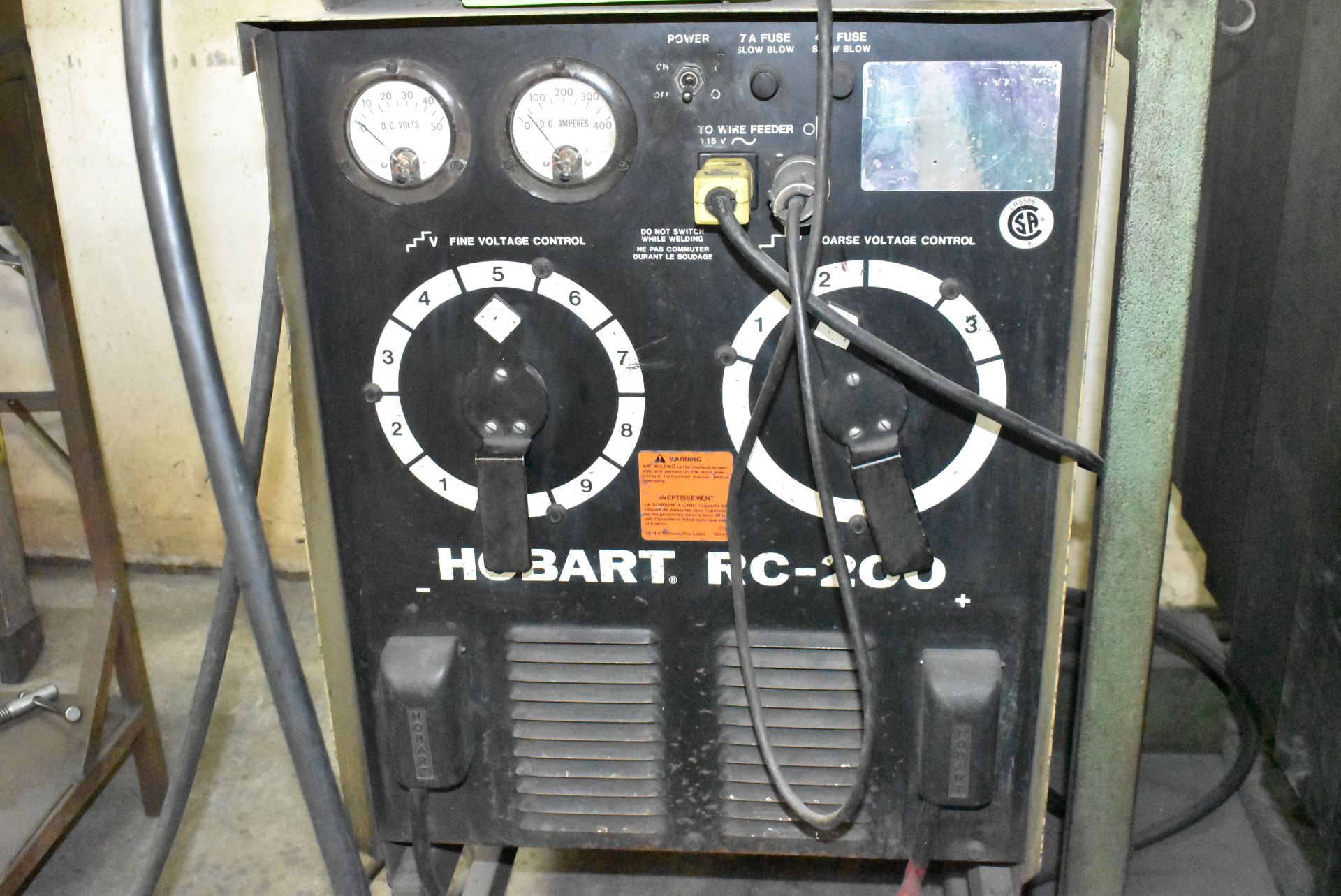 HOBART RC-200 MIG WELDER WITH HOBART 17 WIRE FEEDS, S/N N/A (CI) [RIGGING FEE FOR LOT #38 - $35 - Image 3 of 4