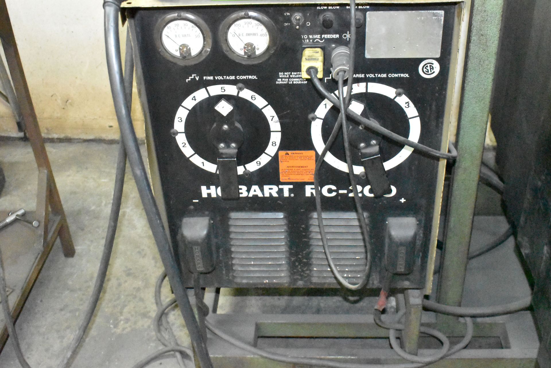 HOBART RC-200 MIG WELDER WITH HOBART 17 WIRE FEEDS, S/N N/A (CI) [RIGGING FEE FOR LOT #38 - $35 - Image 2 of 4