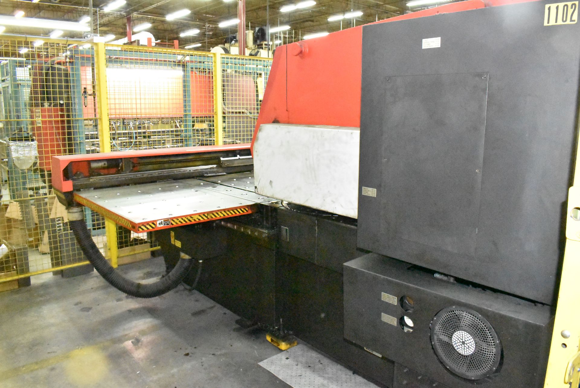 AMADA ARIES 245 20 TON CNC TURRET PUNCH WITH AMADA METRICS AMADAN04PA CNC CONTROL, 19 STATION - Image 8 of 10