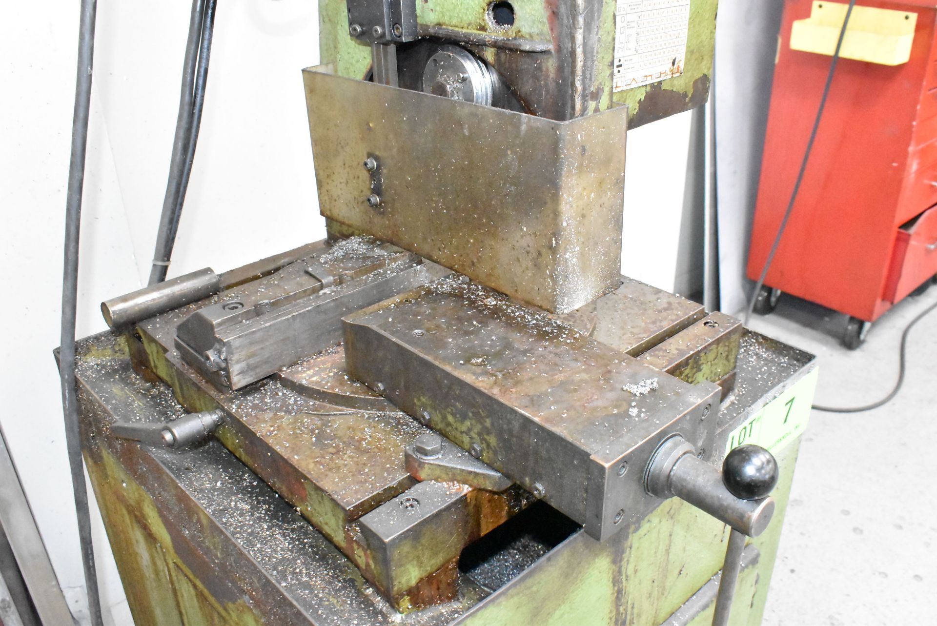 WALTER CS200 COLD CUT SAW WITH 10" BLADE, COOLANT, 5.5" VICE, S/N 34198 (CI) - Image 4 of 7