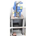 STIMPSON S83 PNEUMATIC GROMMET INSERTION PRESS WITH 7.5" THROAT, BOWL FEEDER, S/N 1113 (CI) [RIGGING