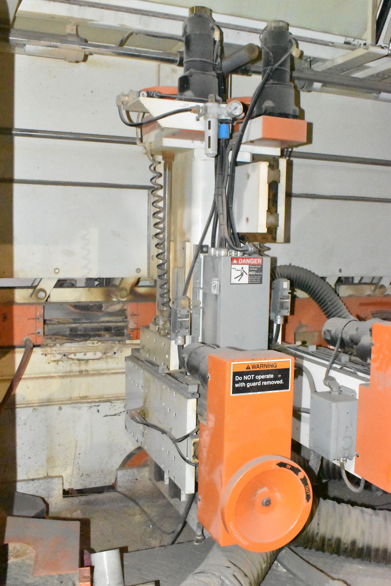 PROGRESSIVE SYSTEMS 7028M TONGUE & GROOVE AND INTERLOCKING SIDE-MATCHER PROFILER WITH (6) 15 HP - Image 16 of 20