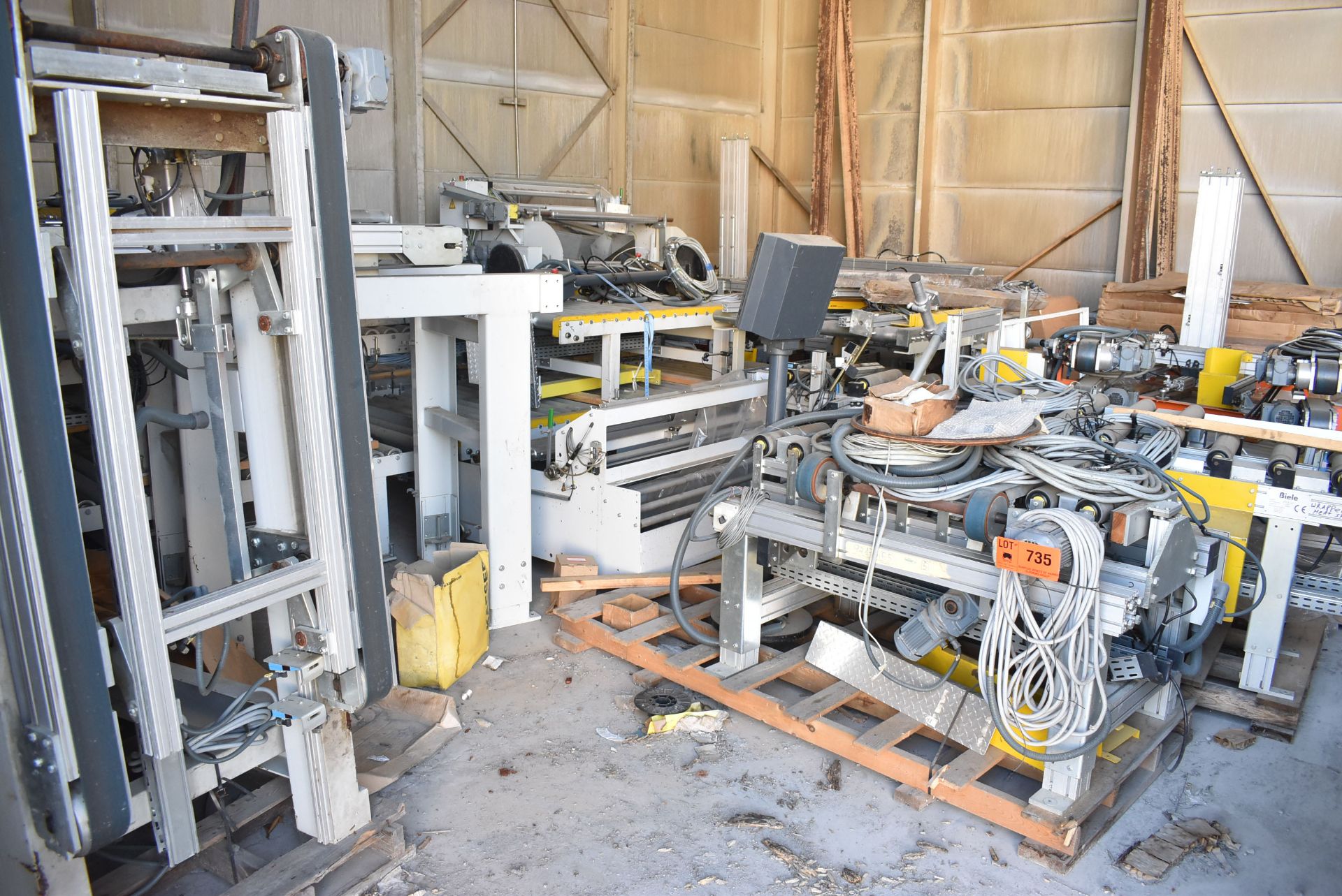 LOT/ BIELE AUTOMATED LINE COMPONENTS (CI) [RIGGING FEE FOR LOT #735 - $700 USD PLUS APPLICABLE
