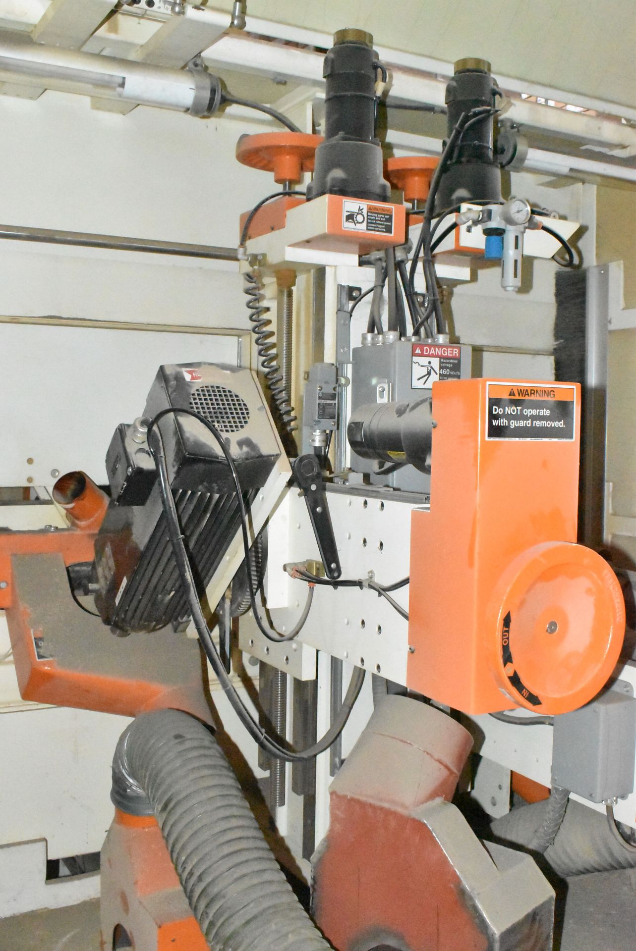 PROGRESSIVE SYSTEMS 7028M TONGUE & GROOVE AND INTERLOCKING SIDE-MATCHER PROFILER WITH (6) 15 HP - Image 11 of 20