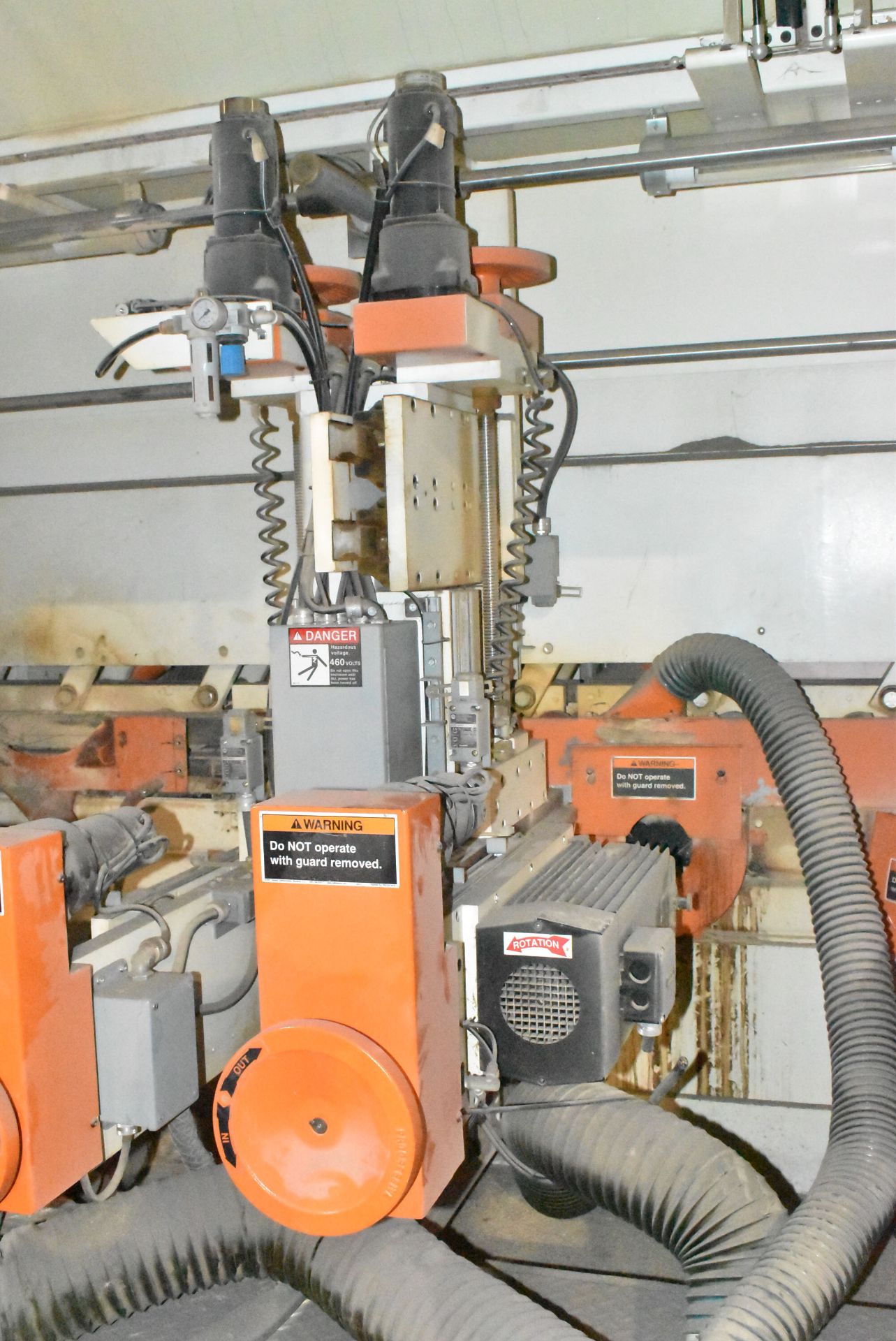PROGRESSIVE SYSTEMS 7028M TONGUE & GROOVE AND INTERLOCKING SIDE-MATCHER PROFILER WITH (6) 15 HP - Image 15 of 20