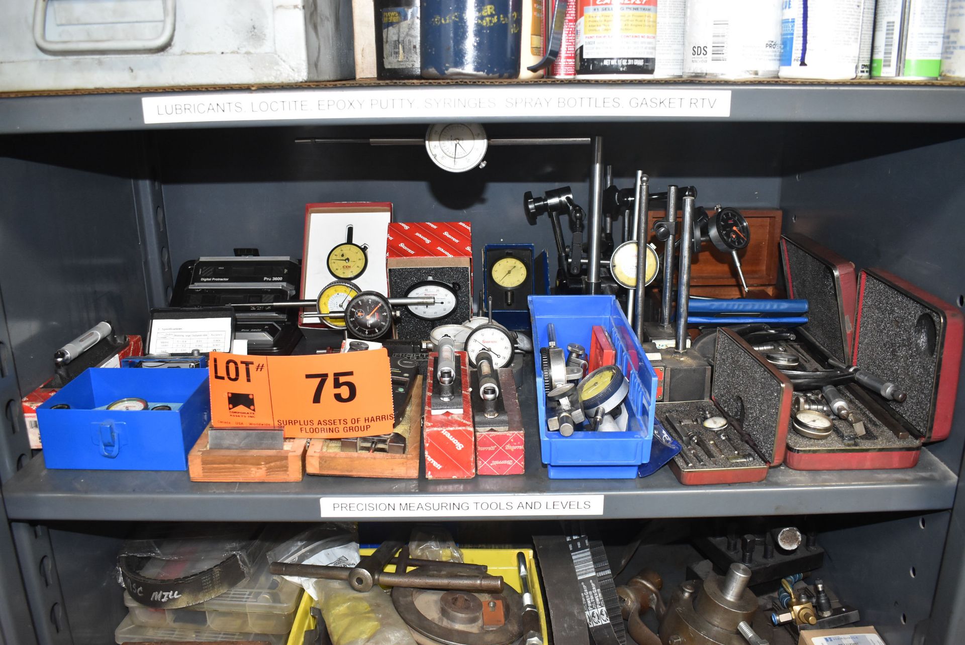 LOT/ CONTENTS OF SHELF - INSPECTION EQUIPMENT