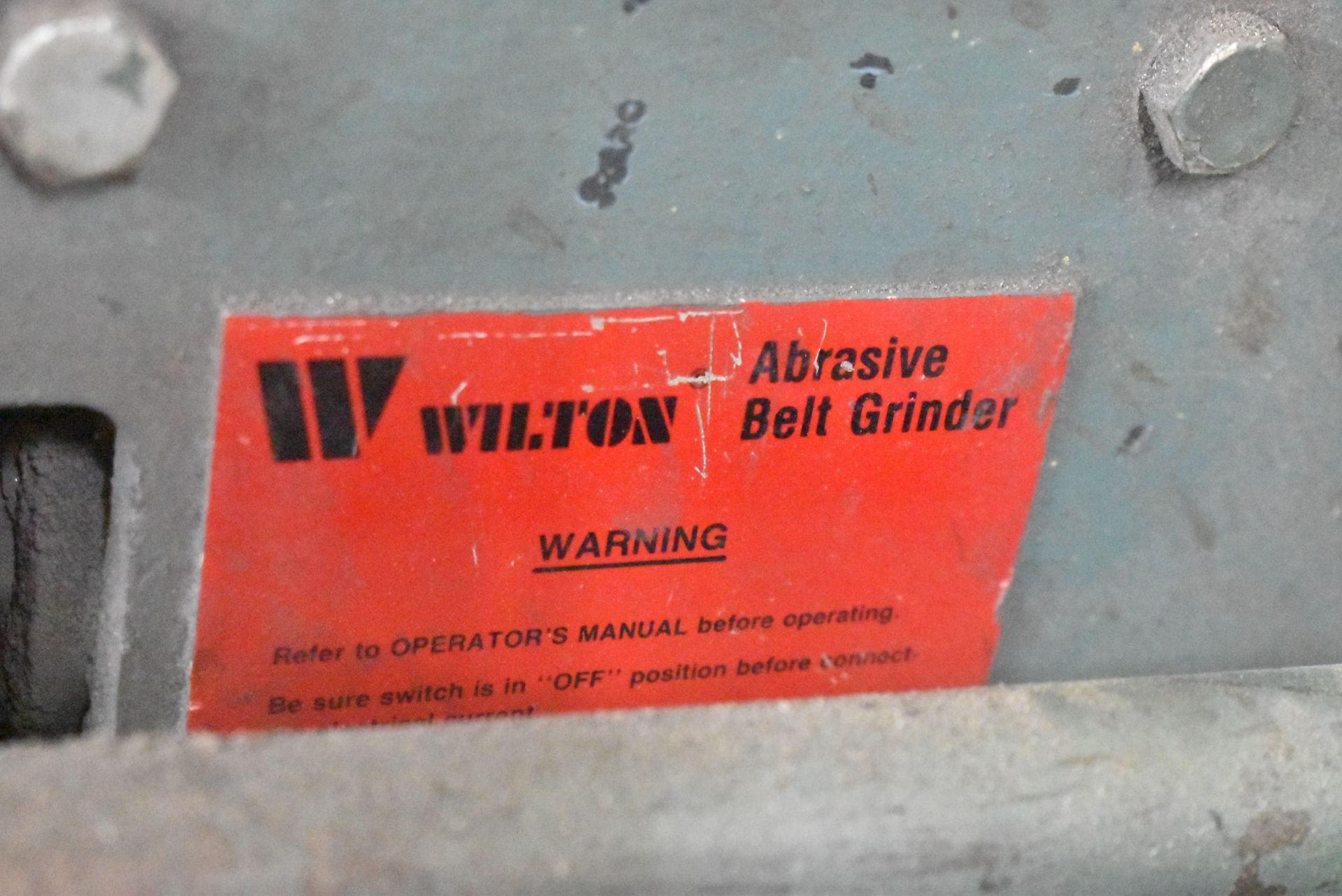 WILTON 4660 6"X24" TILTING HORIZONTAL BELT SANDER, S/N: 15116 - Image 3 of 4