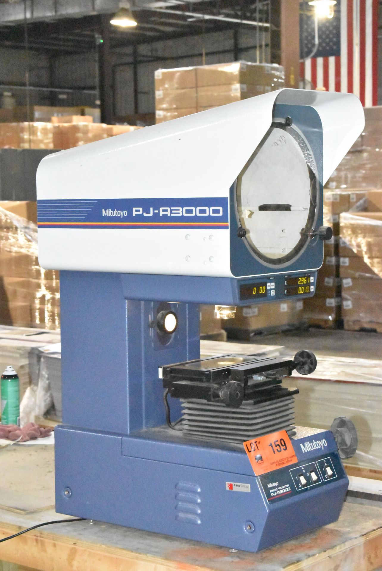 MITUTOYO PJ-A3000 13.5" OPTICAL COMPARATOR WITH BUILT IN 2-AXIS DRO, S/N: 360110 - Image 2 of 8