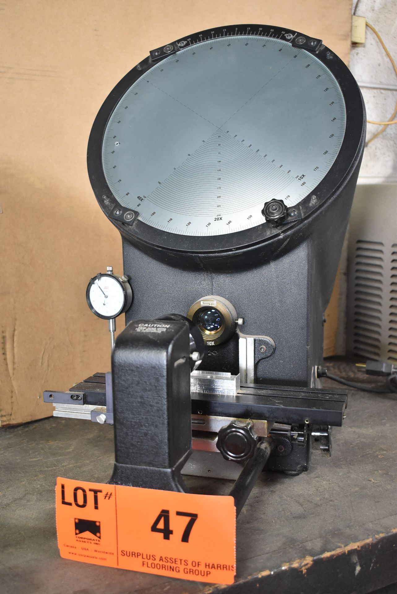STI 12" BENCHTOP OPTICAL COMPARATOR, S/N: N/A