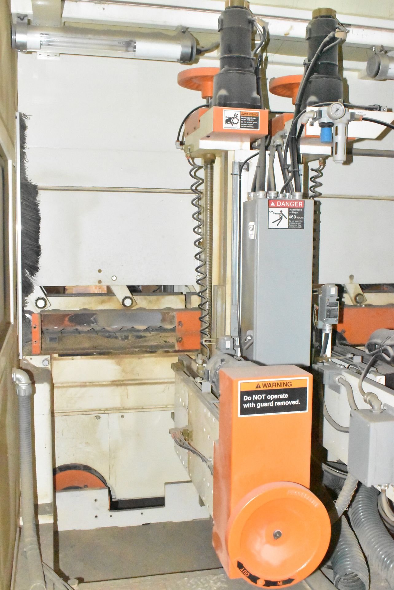 PROGRESSIVE SYSTEMS 7028M TONGUE & GROOVE AND INTERLOCKING SIDE-MATCHER PROFILER WITH (6) 15 HP - Image 7 of 20